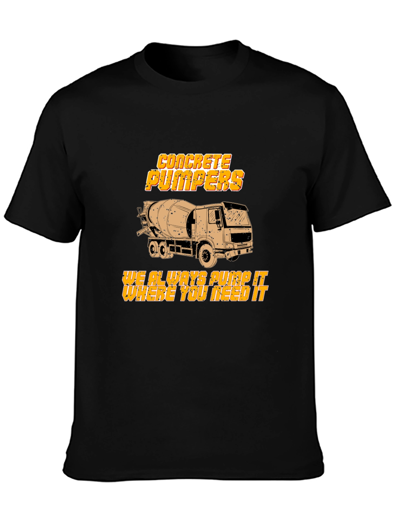 Concrete Pumpers T-Shirt - Heavy Duty Construction Apparel