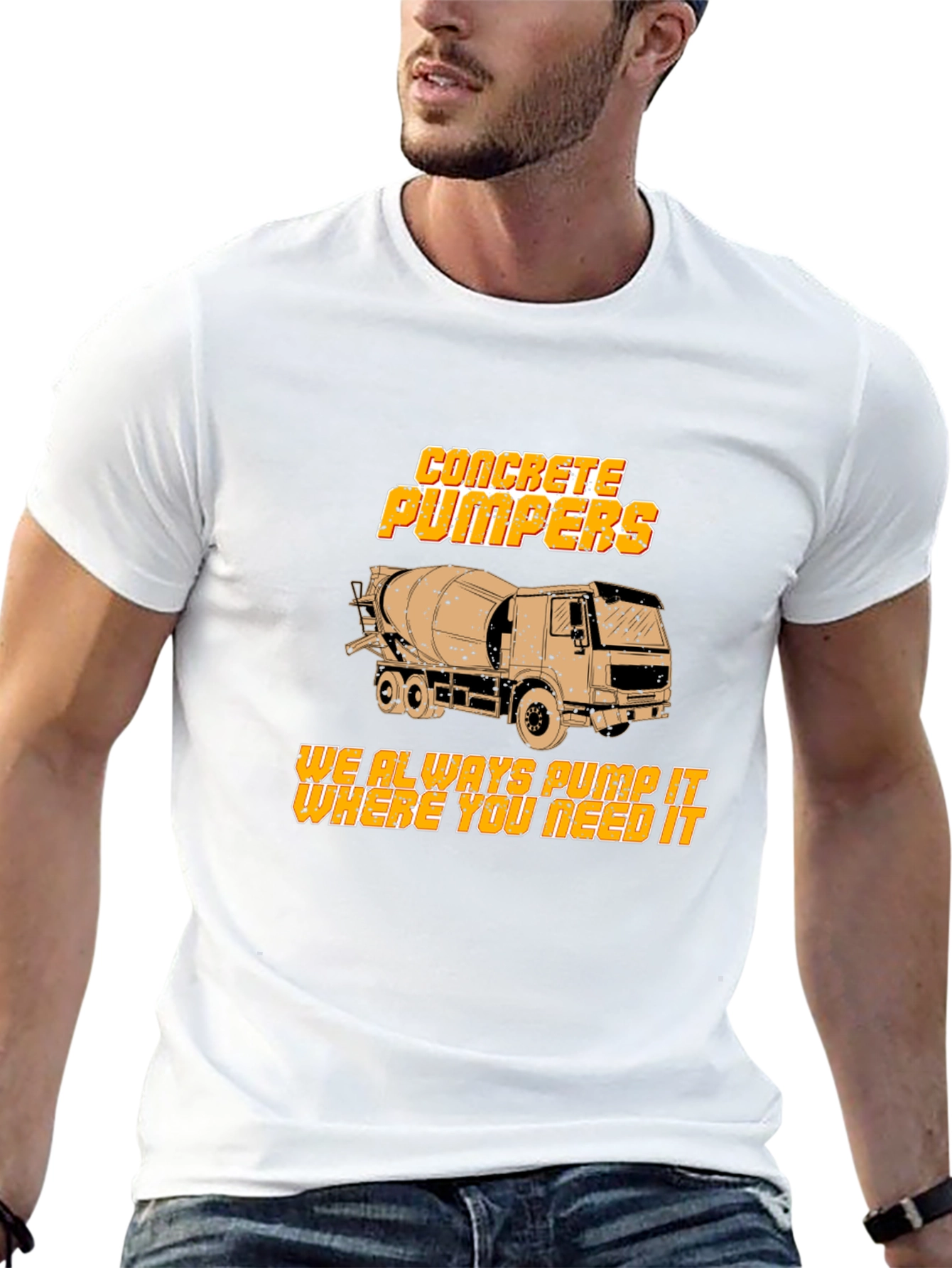 Concrete Pumpers T-Shirt - Heavy Duty Construction Apparel