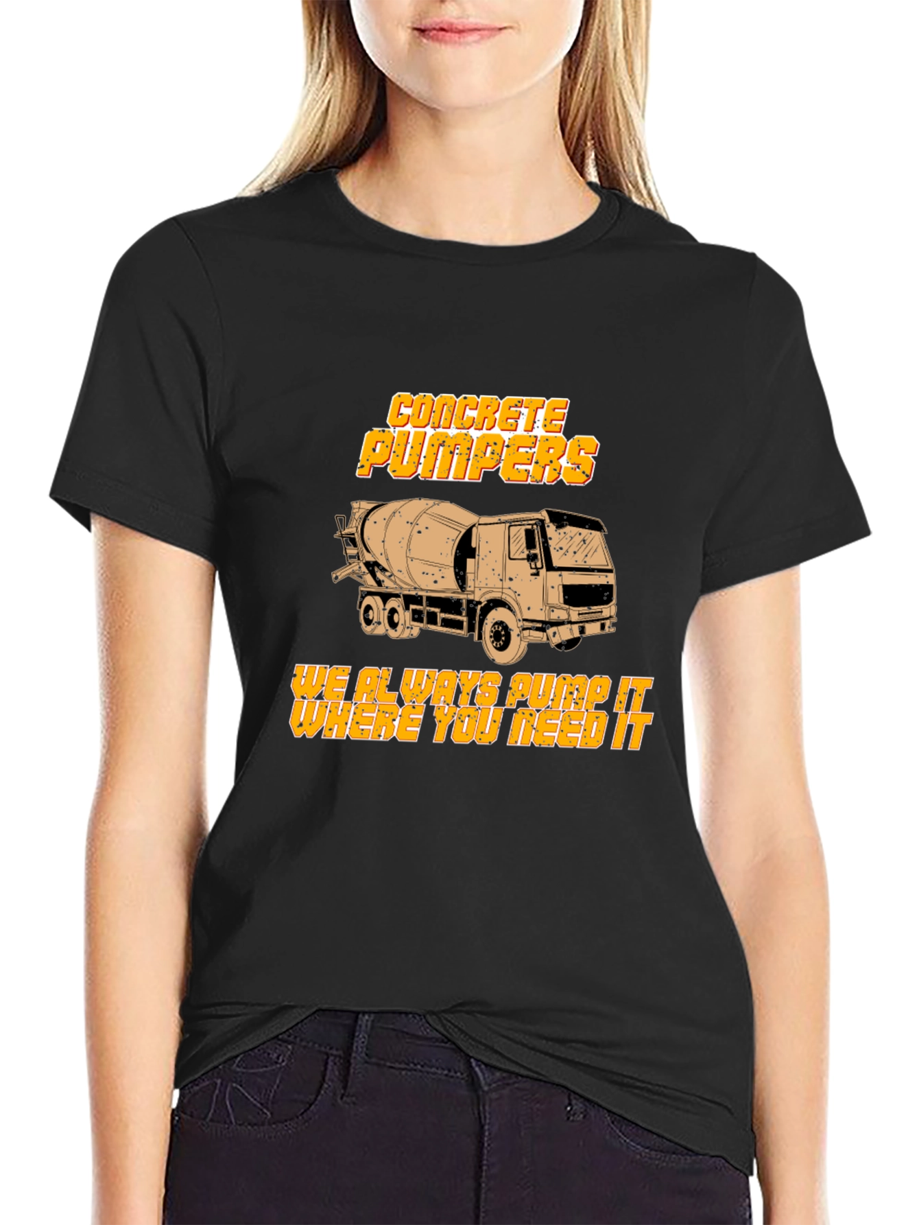 Concrete Pumpers T-Shirt - Heavy Duty Construction Apparel