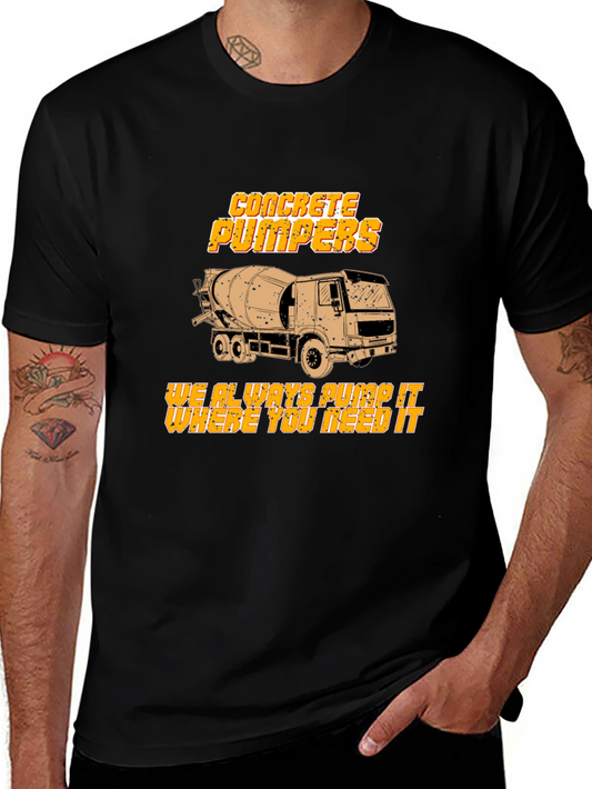 Concrete Pumpers T-Shirt - Heavy Duty Construction Apparel
