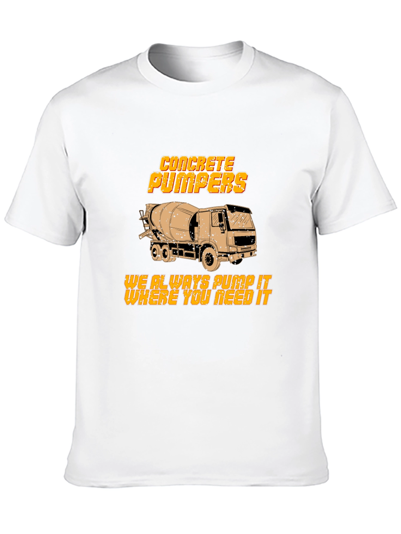 Concrete Pumpers T-Shirt - Heavy Duty Construction Apparel