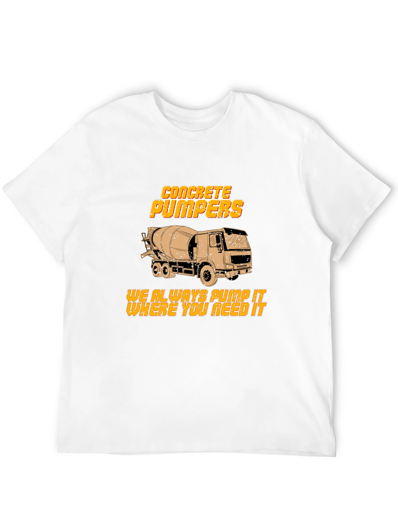 Concrete Pumpers T-Shirt - Heavy Duty Construction Apparel