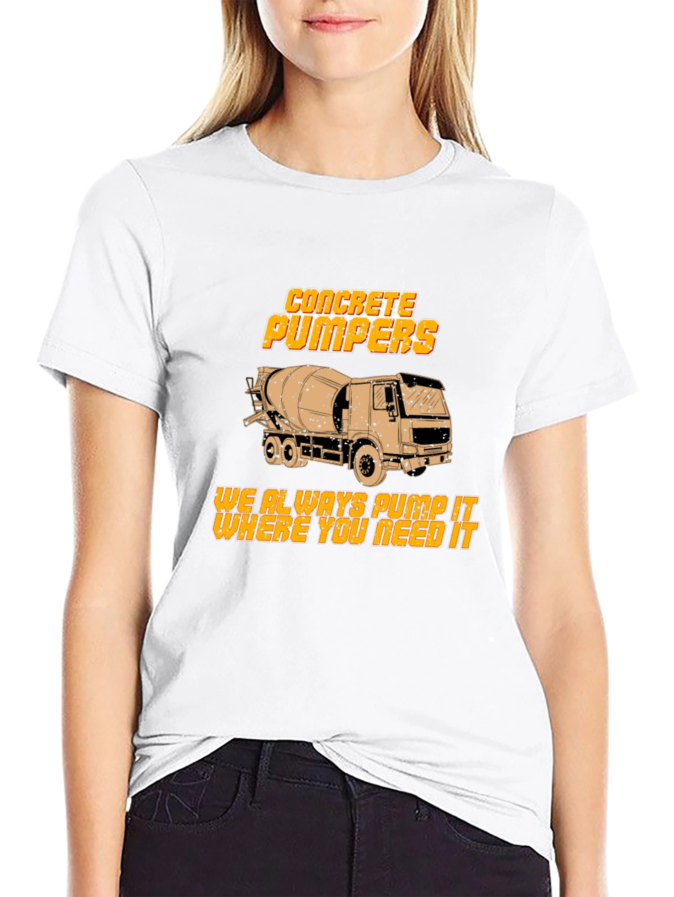 Concrete Pumpers T-Shirt - Heavy Duty Construction Apparel