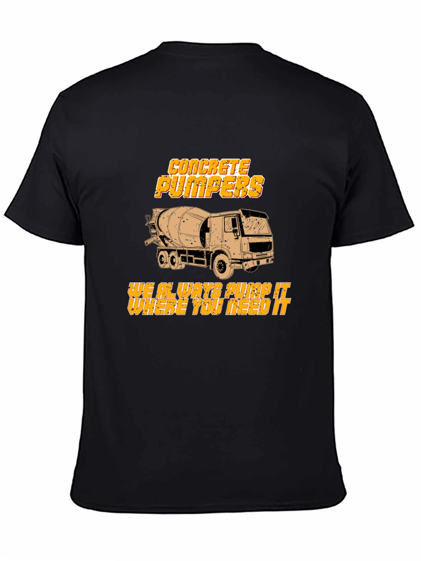 Concrete Pumpers T-Shirt - Heavy Duty Construction Apparel
