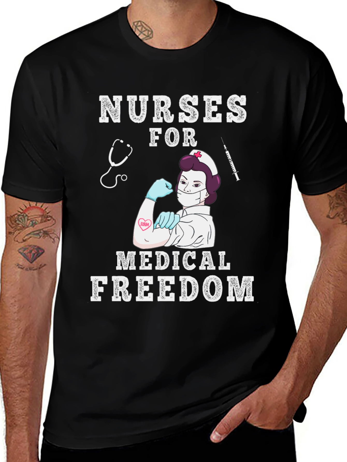 Nurses for Medical Freedom Graphic Tee