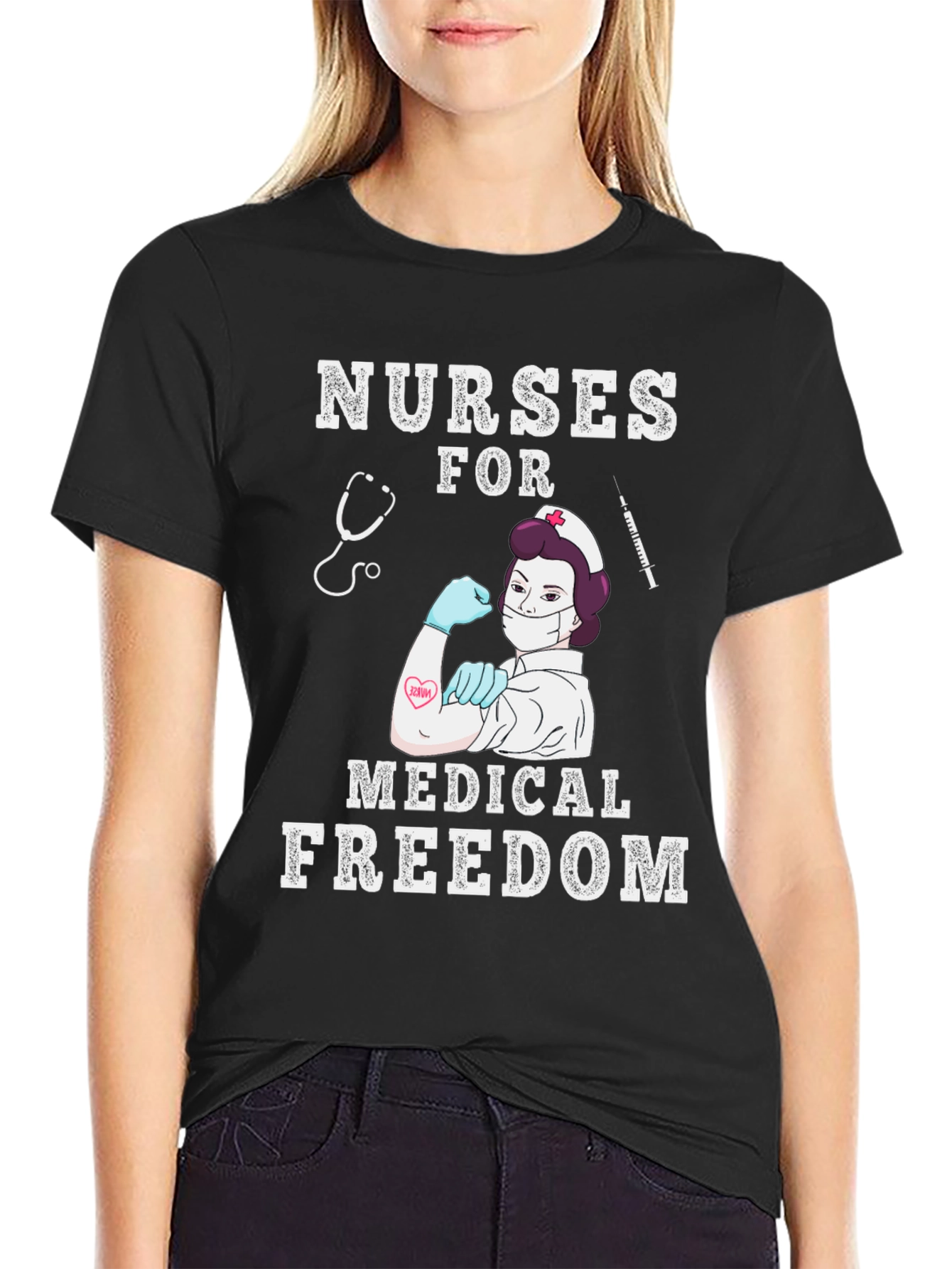 Nurses for Medical Freedom Graphic Tee