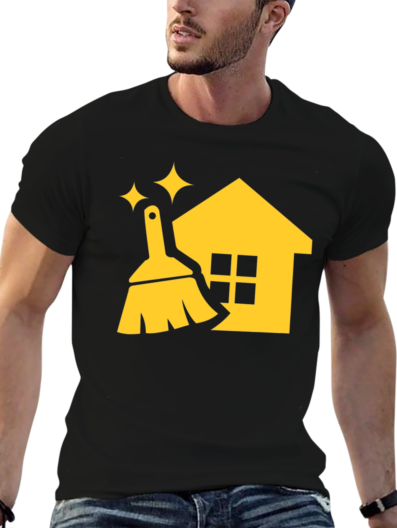 Cleaning Service T-Shirt: Home Cleaning Design
