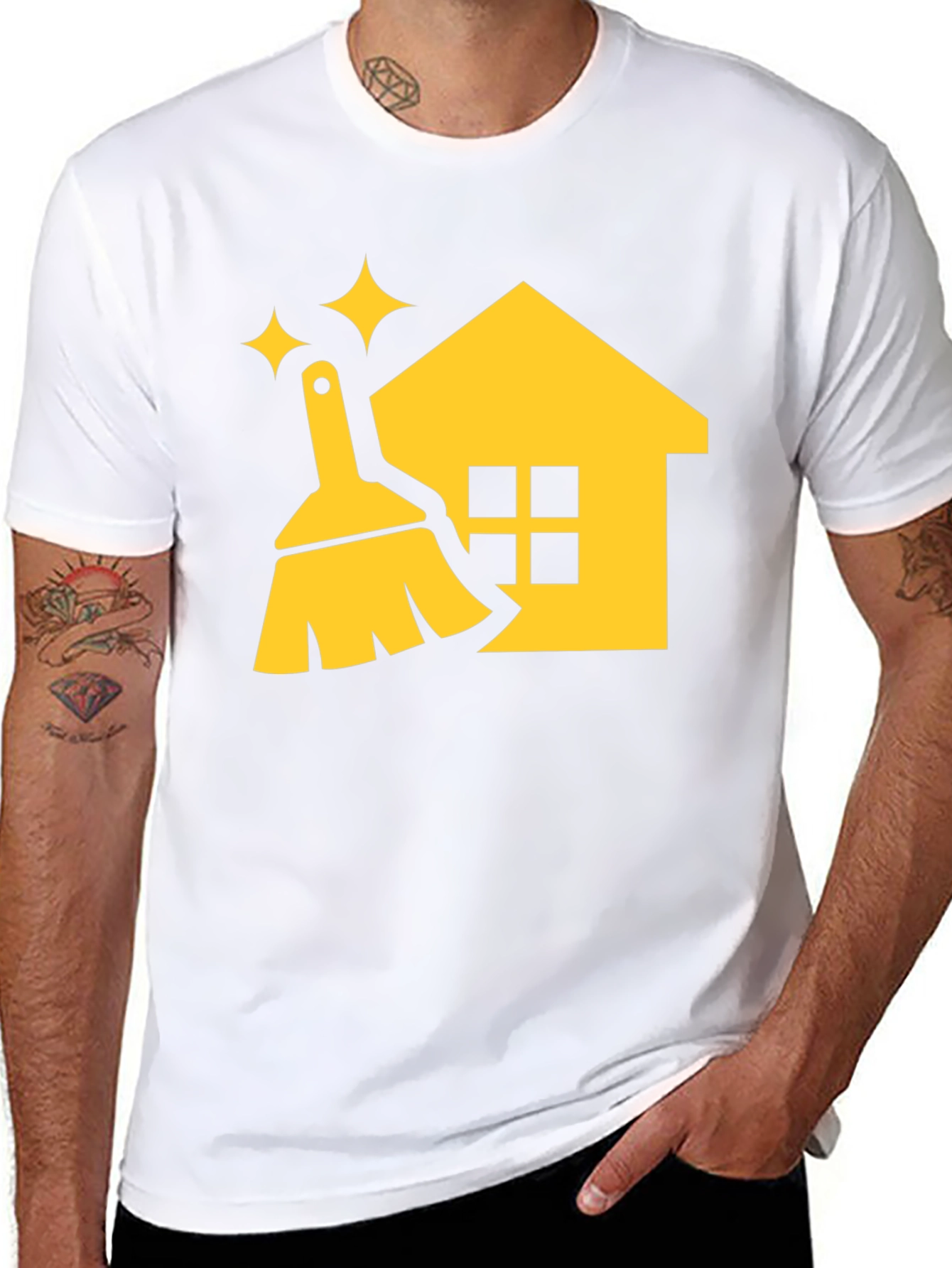 Cleaning Service T-Shirt: Home Cleaning Design