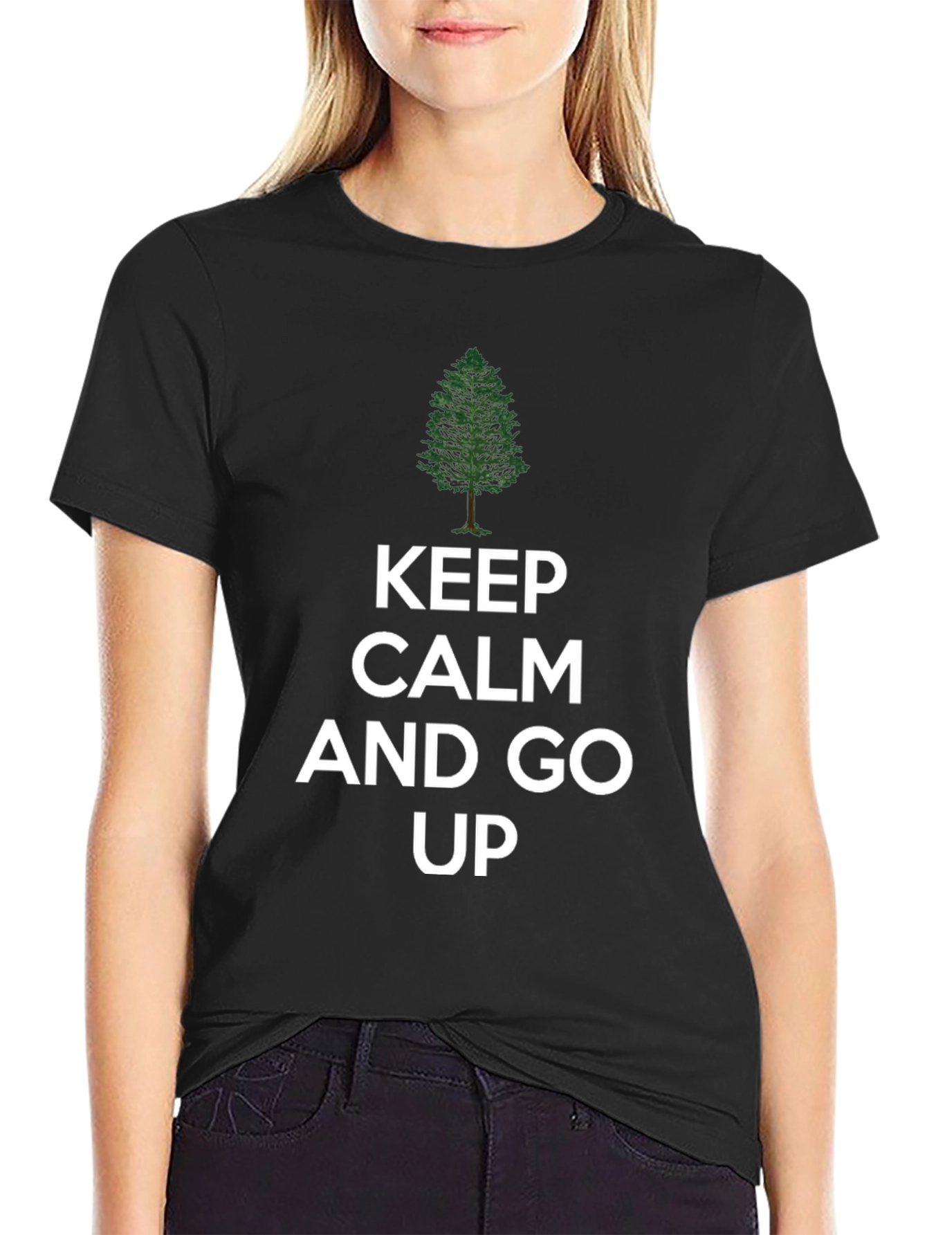 Keep Calm and Go Up T-Shirt
