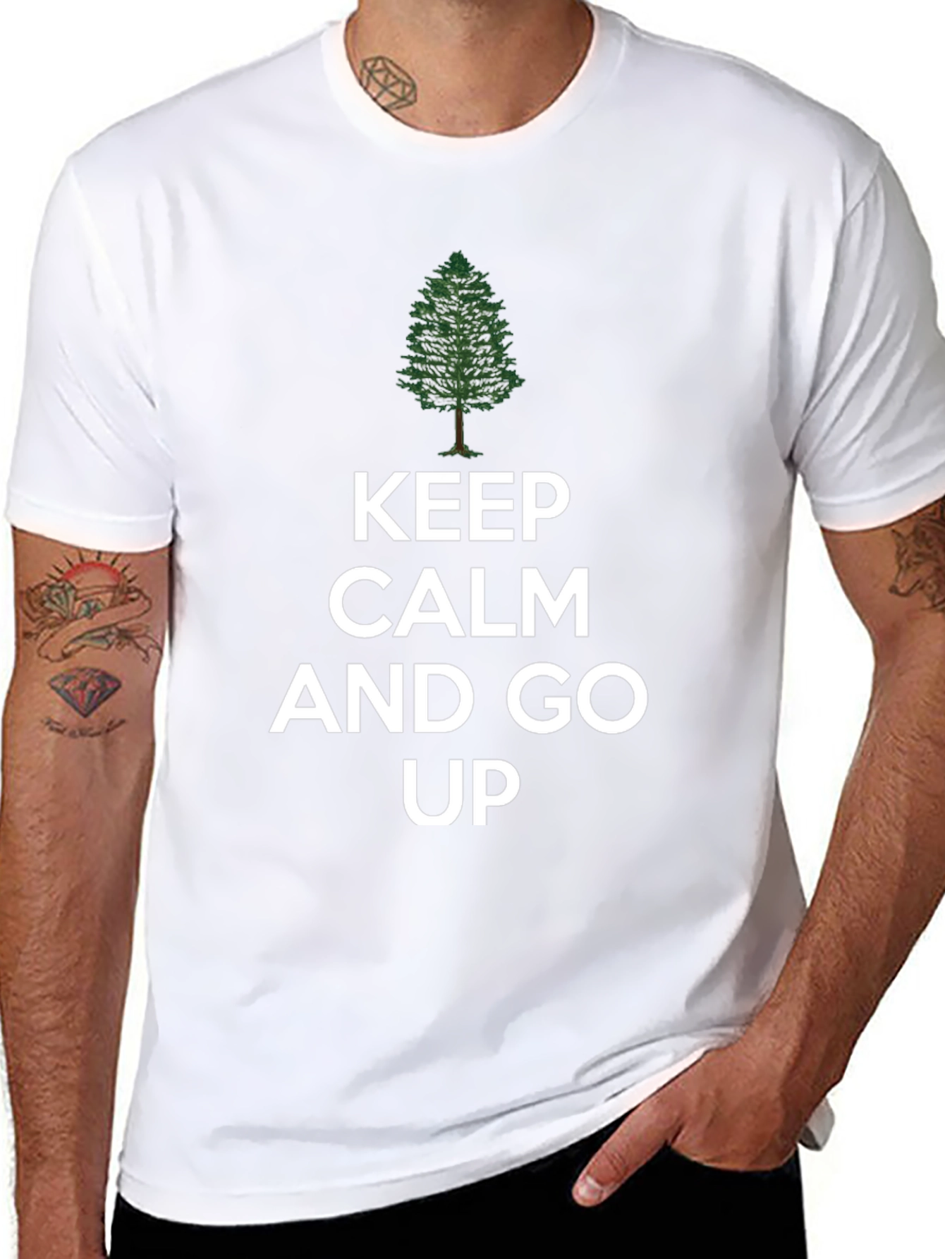Keep Calm and Go Up T-Shirt