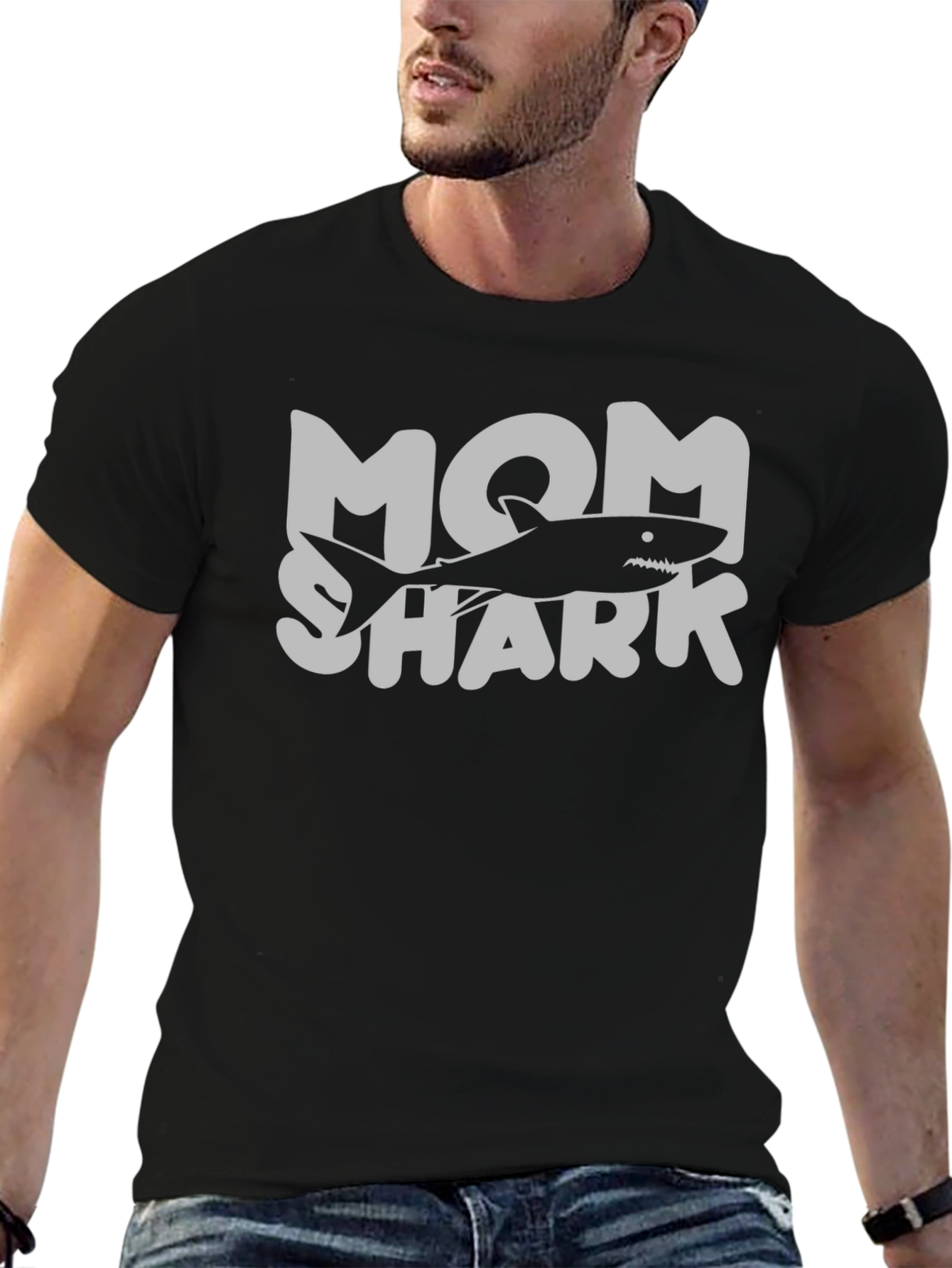 Mom Shark T-Shirt - Cute Family Matching Tee