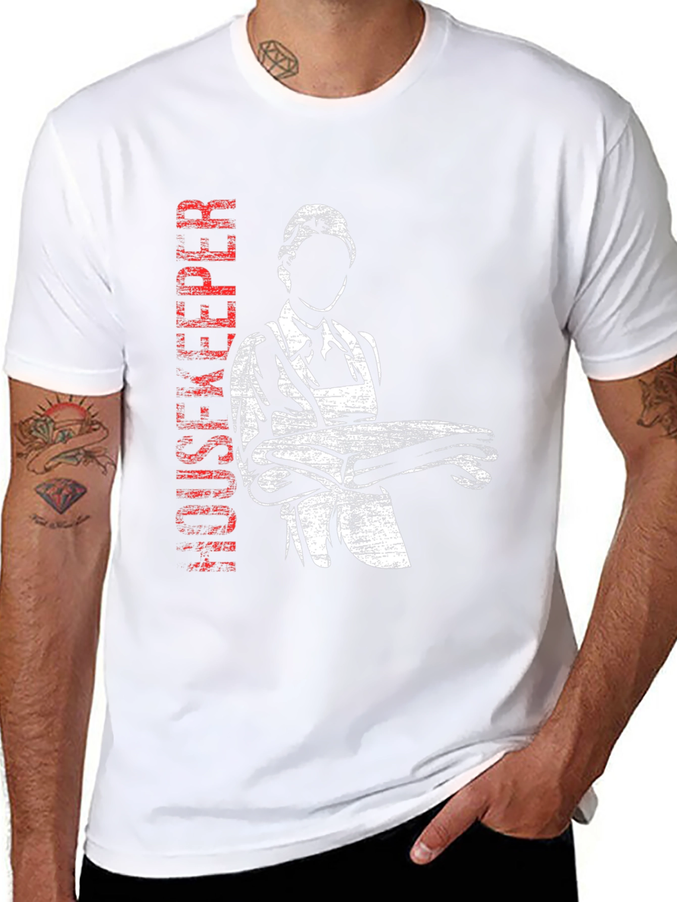 Housekeeper Graphic Tee - Classic Black T-Shirt