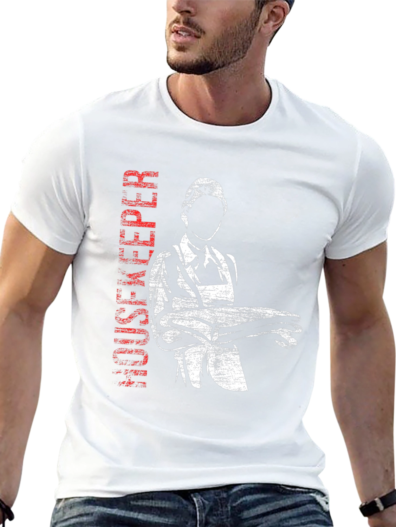Housekeeper Graphic Tee - Classic Black T-Shirt