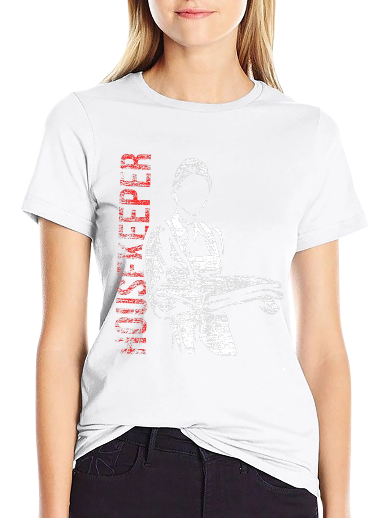 Housekeeper Graphic Tee - Classic Black T-Shirt