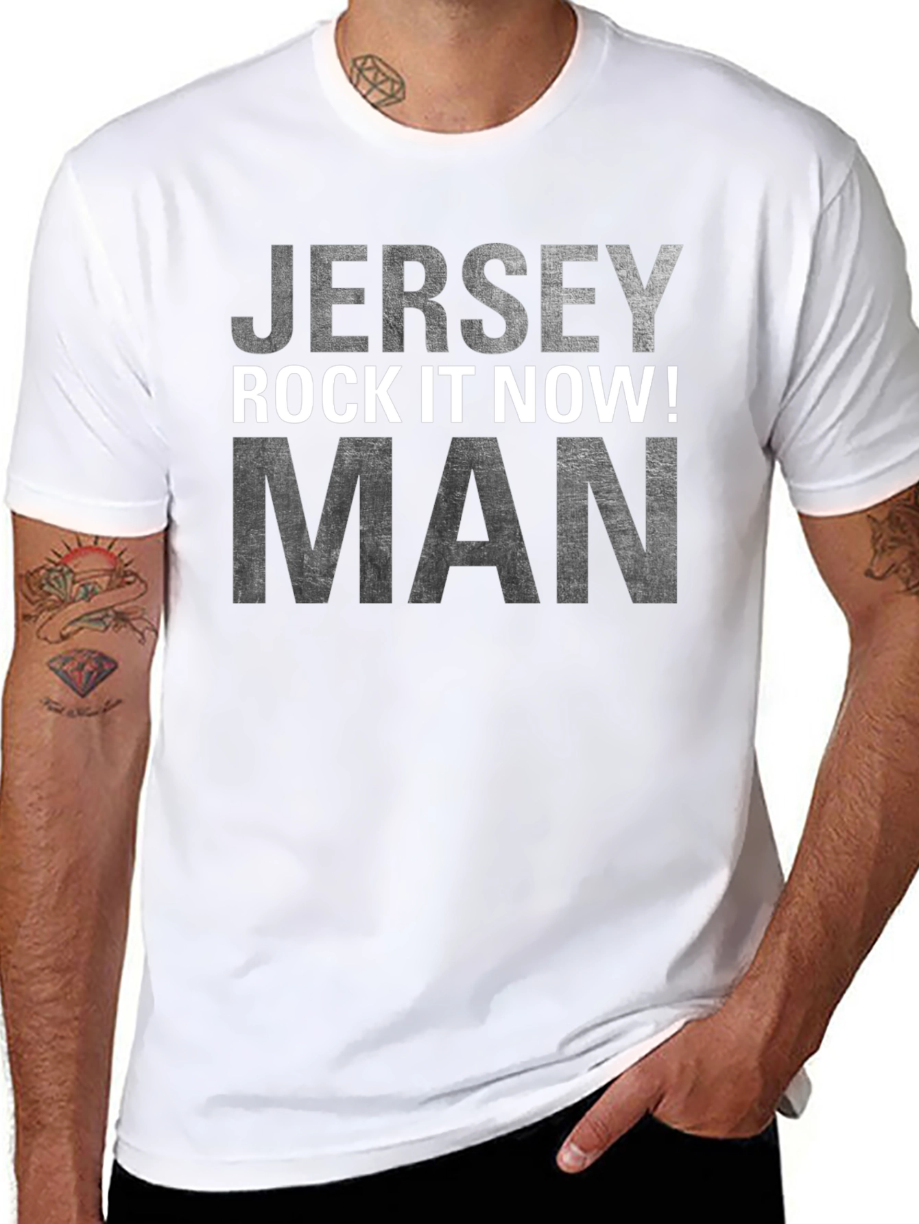 Jersey Rock It Now! Graphic T-Shirt