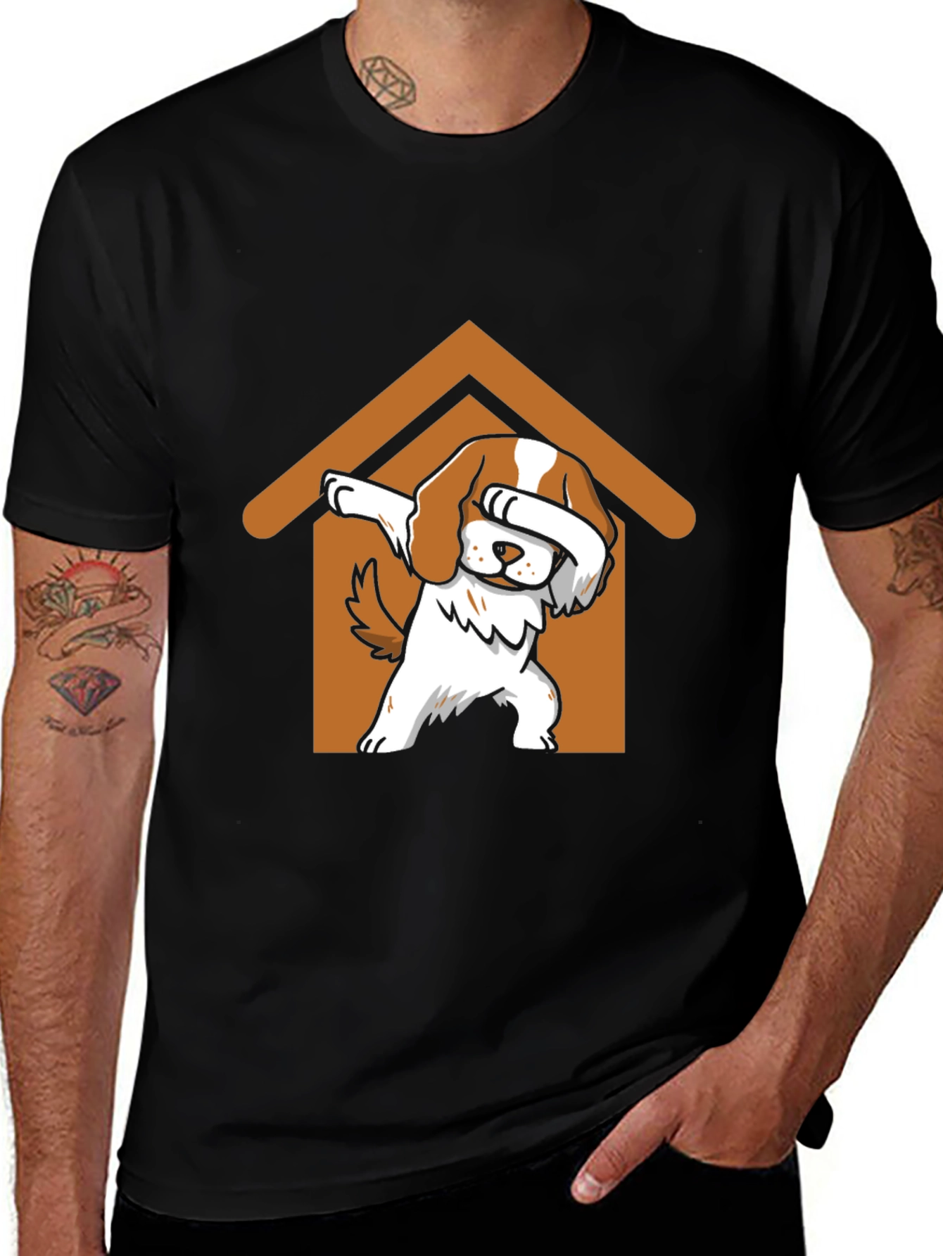 Dabbing Dog Tee - Funny Pet Lover Shirt