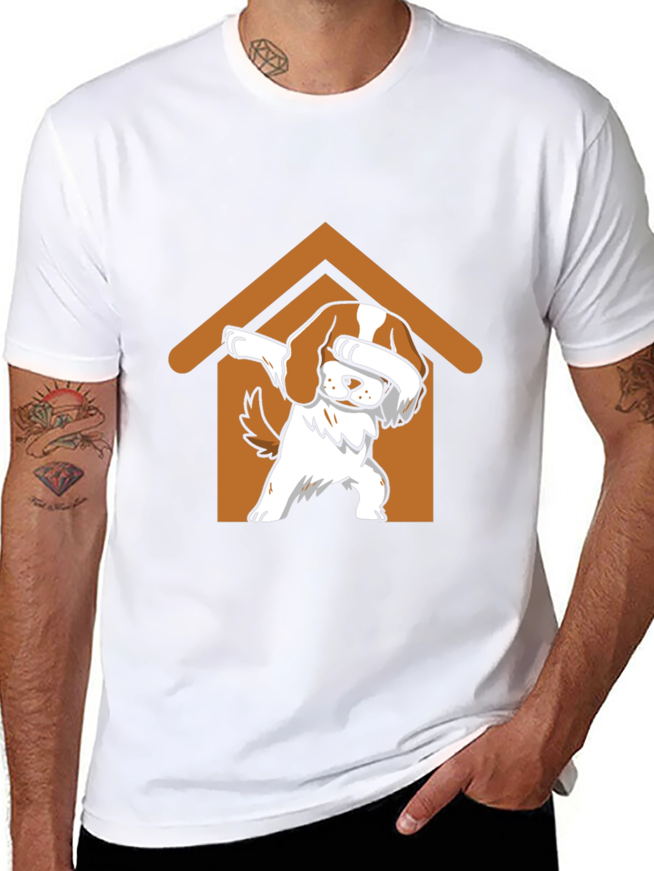 Dabbing Dog Tee - Funny Pet Lover Shirt