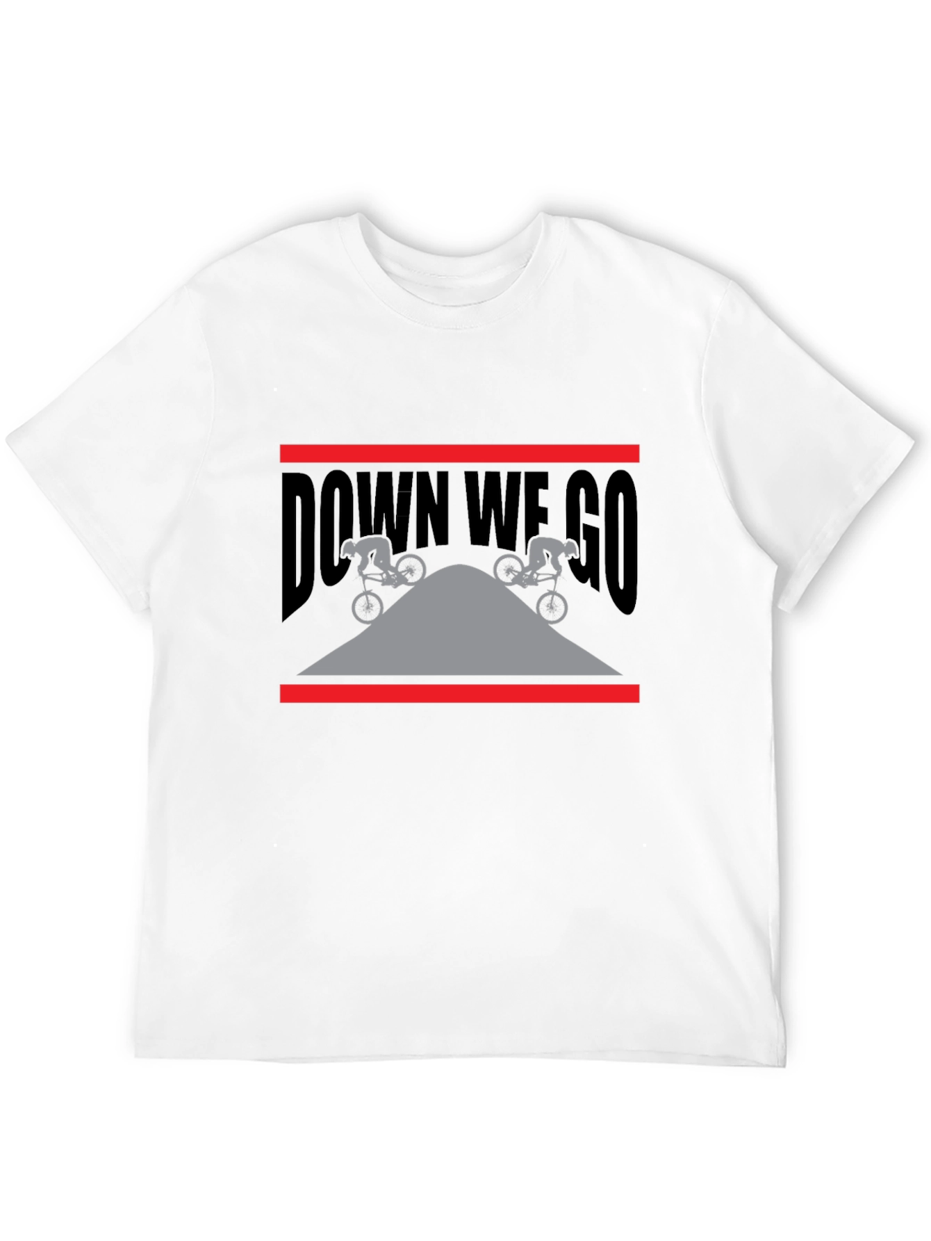 Down We Go Mountain Bike T-Shirt