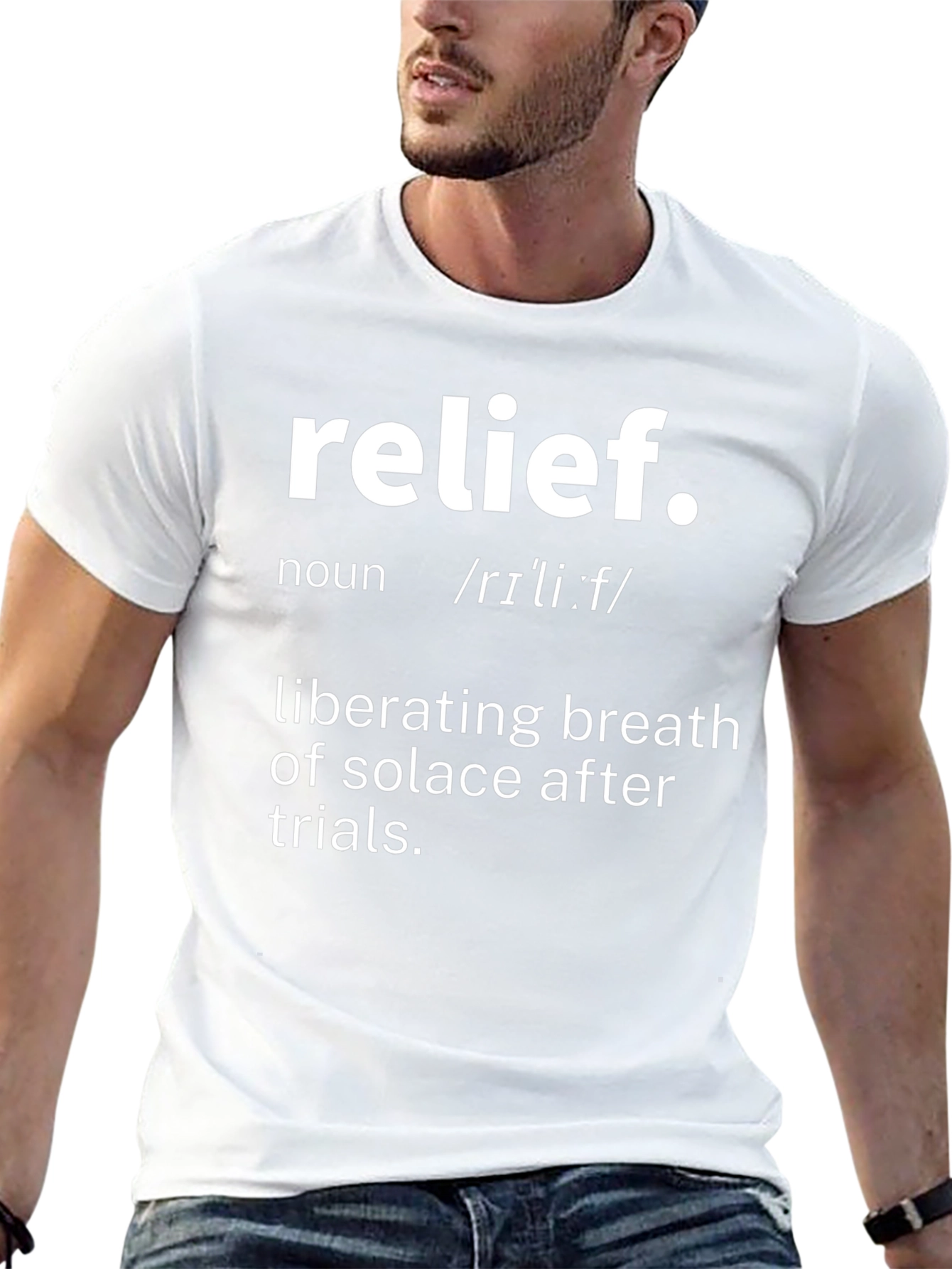Relief Definition Graphic Tee - Comfort & Style