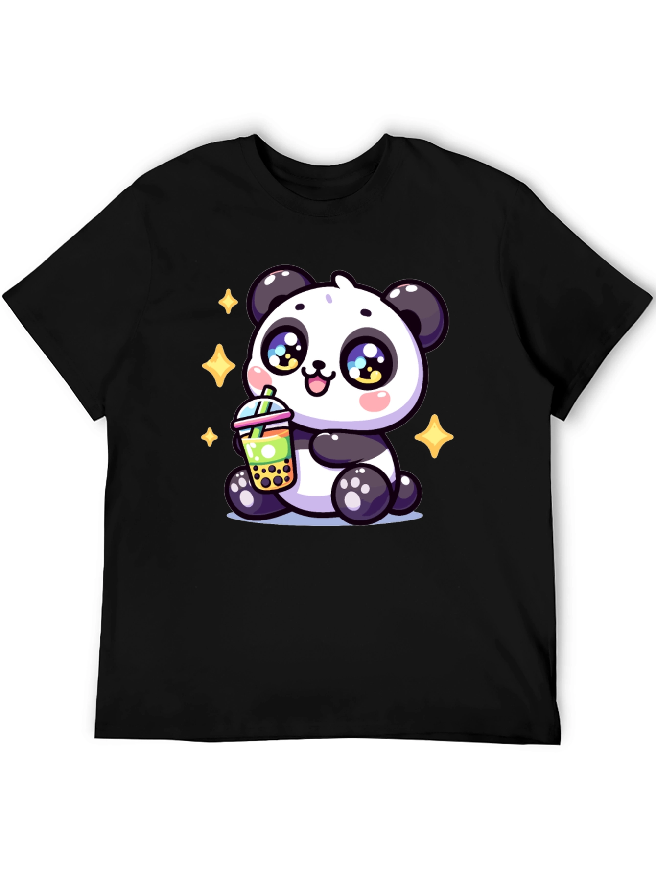Cute Panda Boba Tea T-Shirt