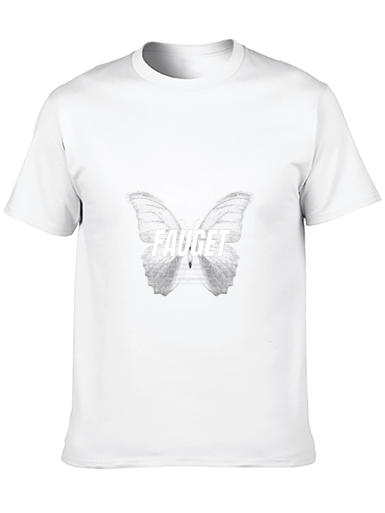 Butterfly Faucet Graphic Tee - Black