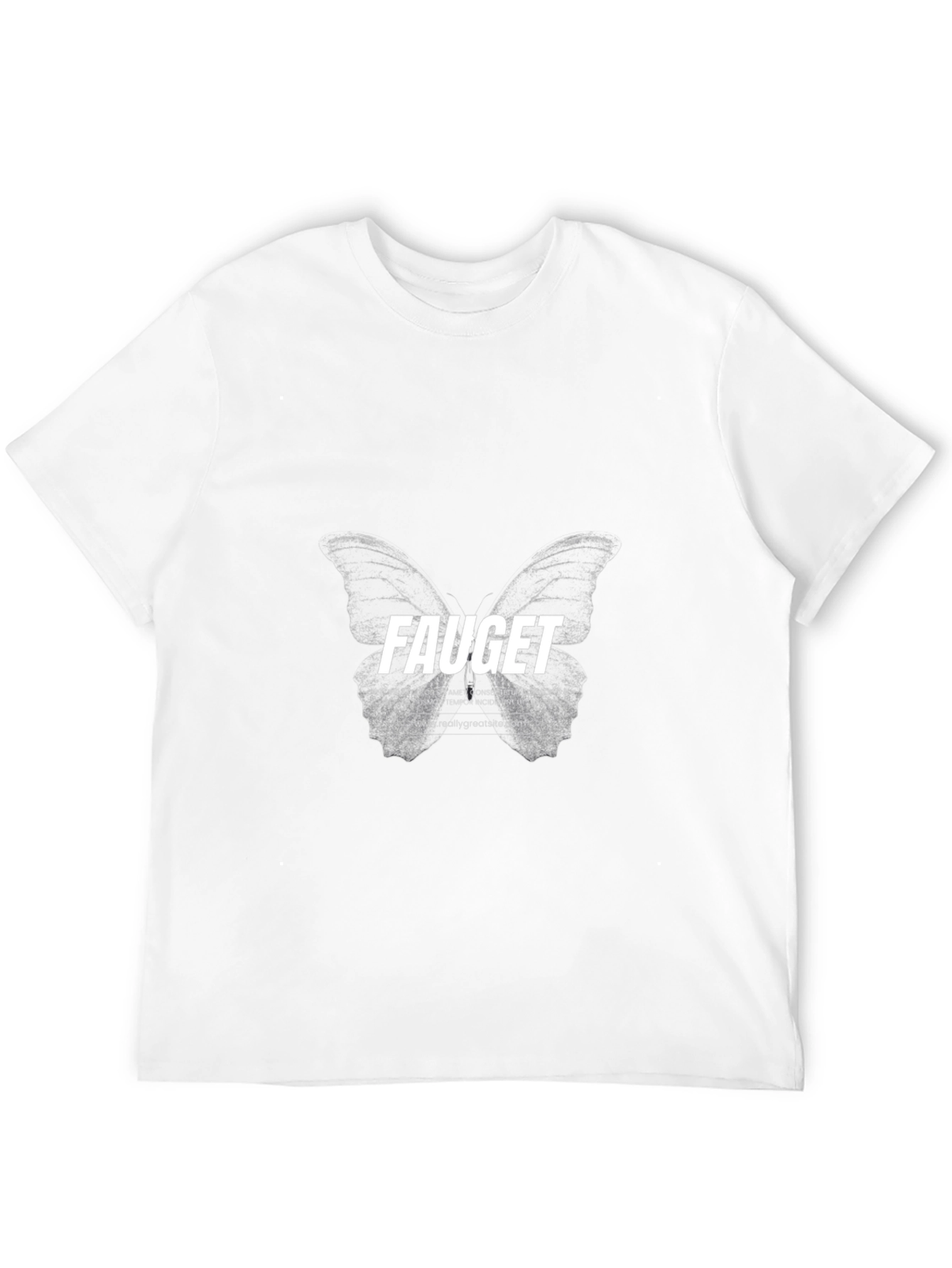 Butterfly Faucet Graphic Tee - Black