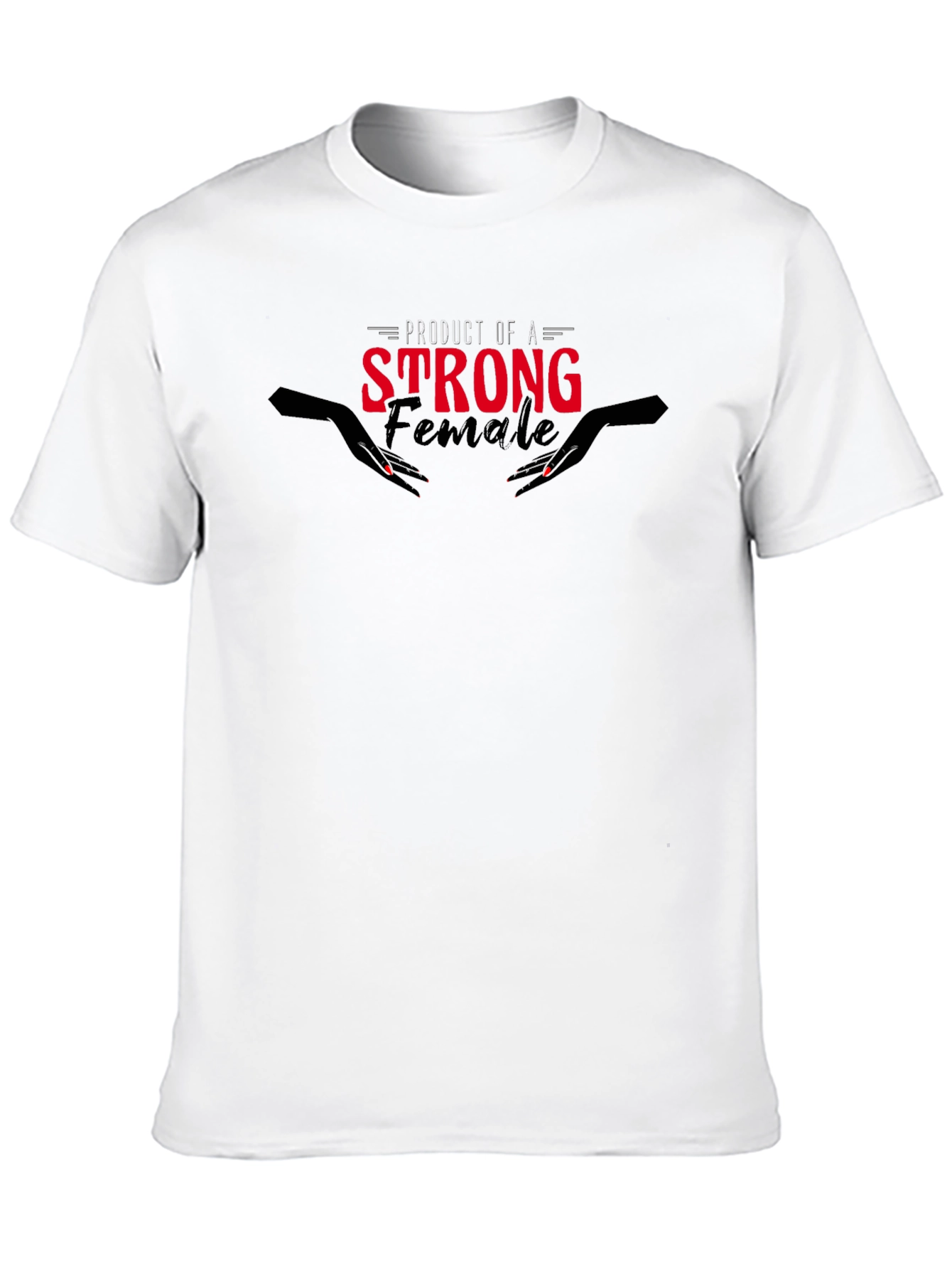 Strong Female Graphic Tee - Empowering Design