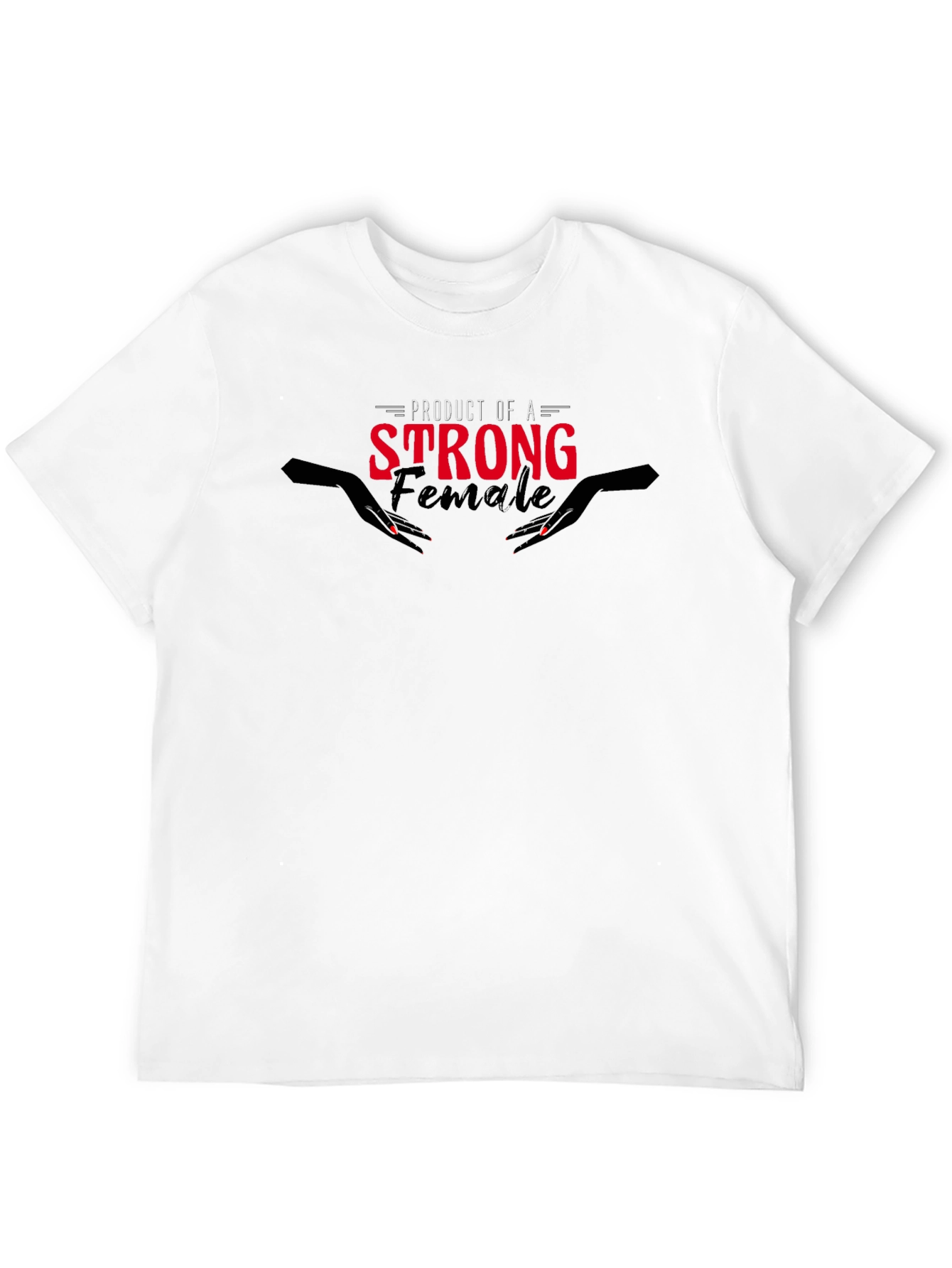 Strong Female Graphic Tee - Empowering Design