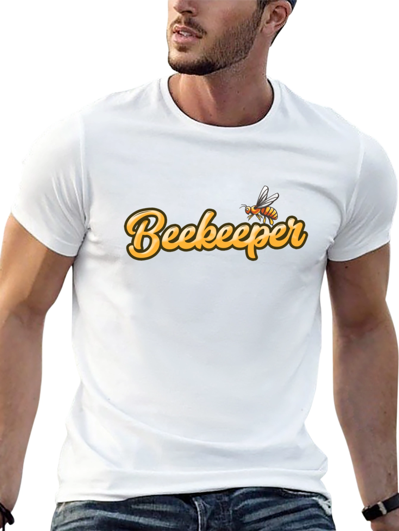 Beekeeper Graphic Tee - Honeybee Design