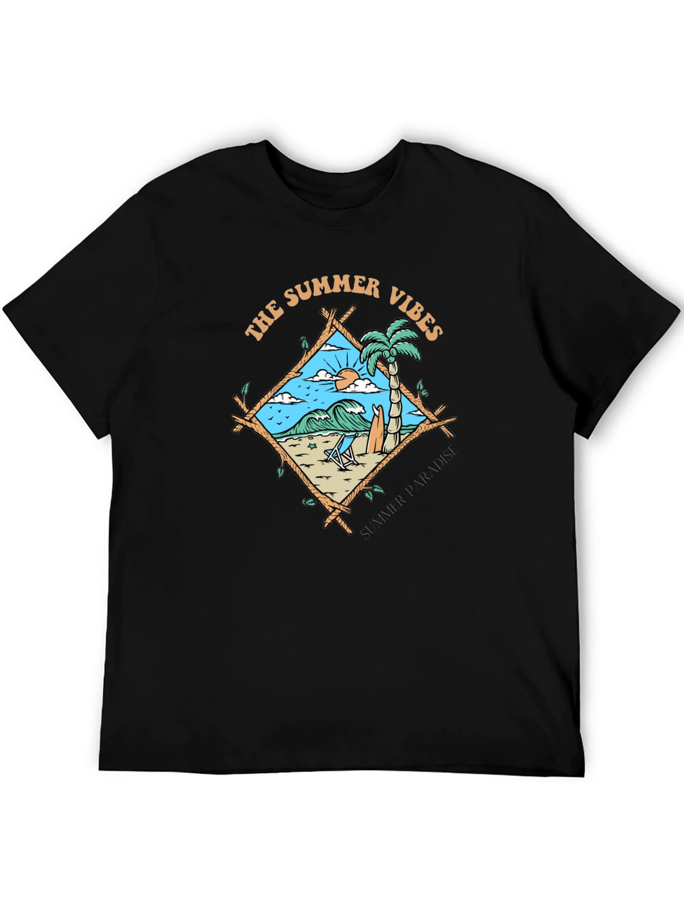 Summer Vibes Beach Graphic Tee