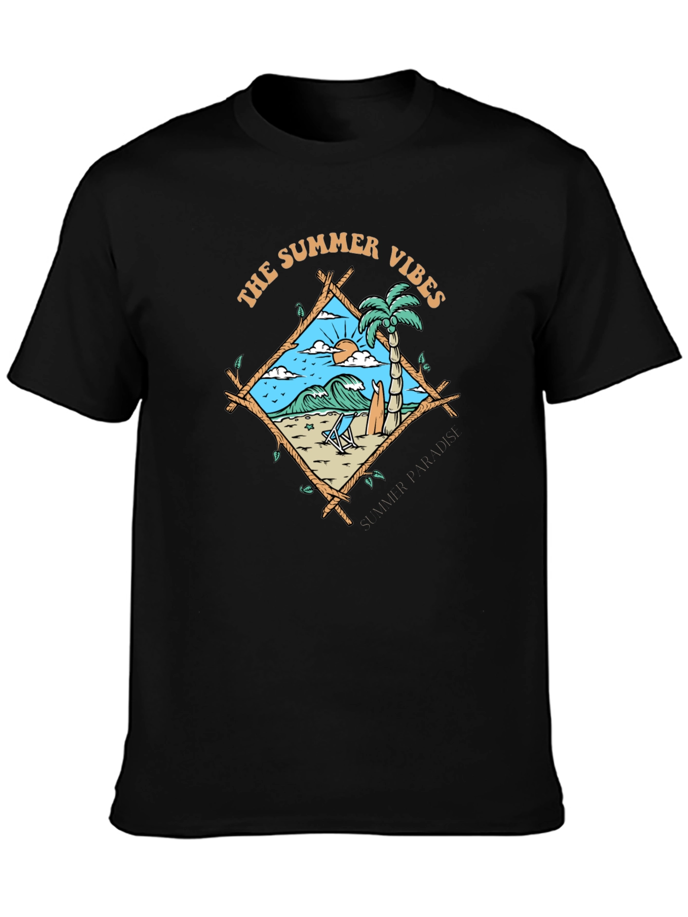 Summer Vibes Beach Graphic Tee