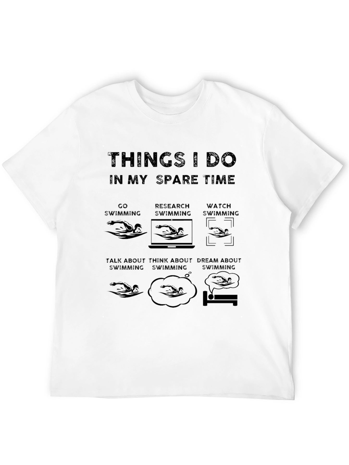 Swimmers Spare Time T-Shirt