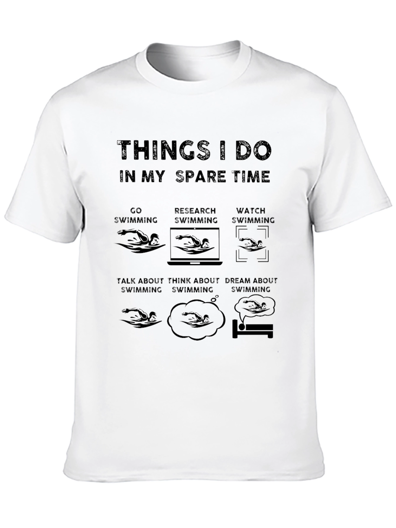 Swimmers Spare Time T-Shirt
