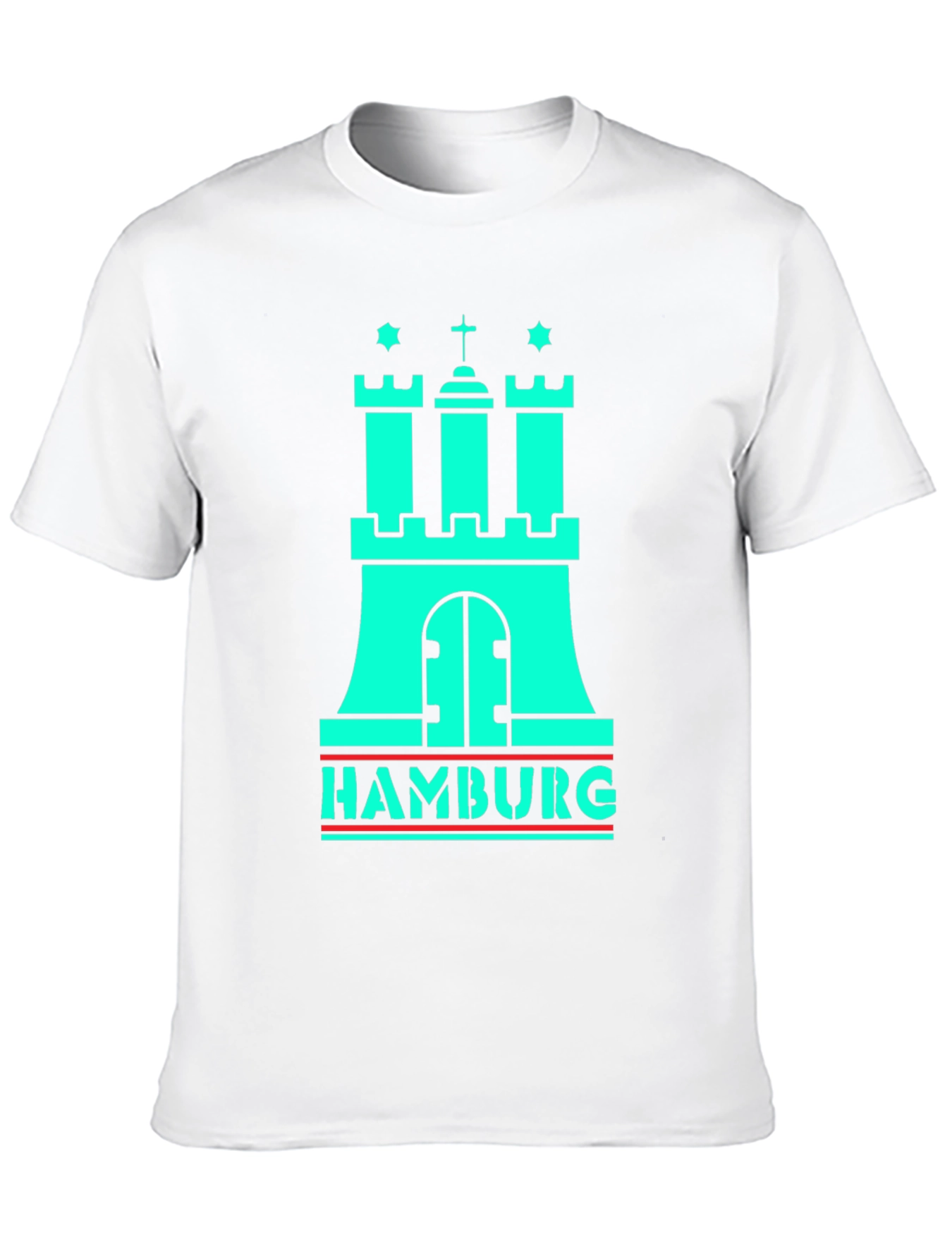 Hamburg Castle Graphic Tee - Black T-Shirt