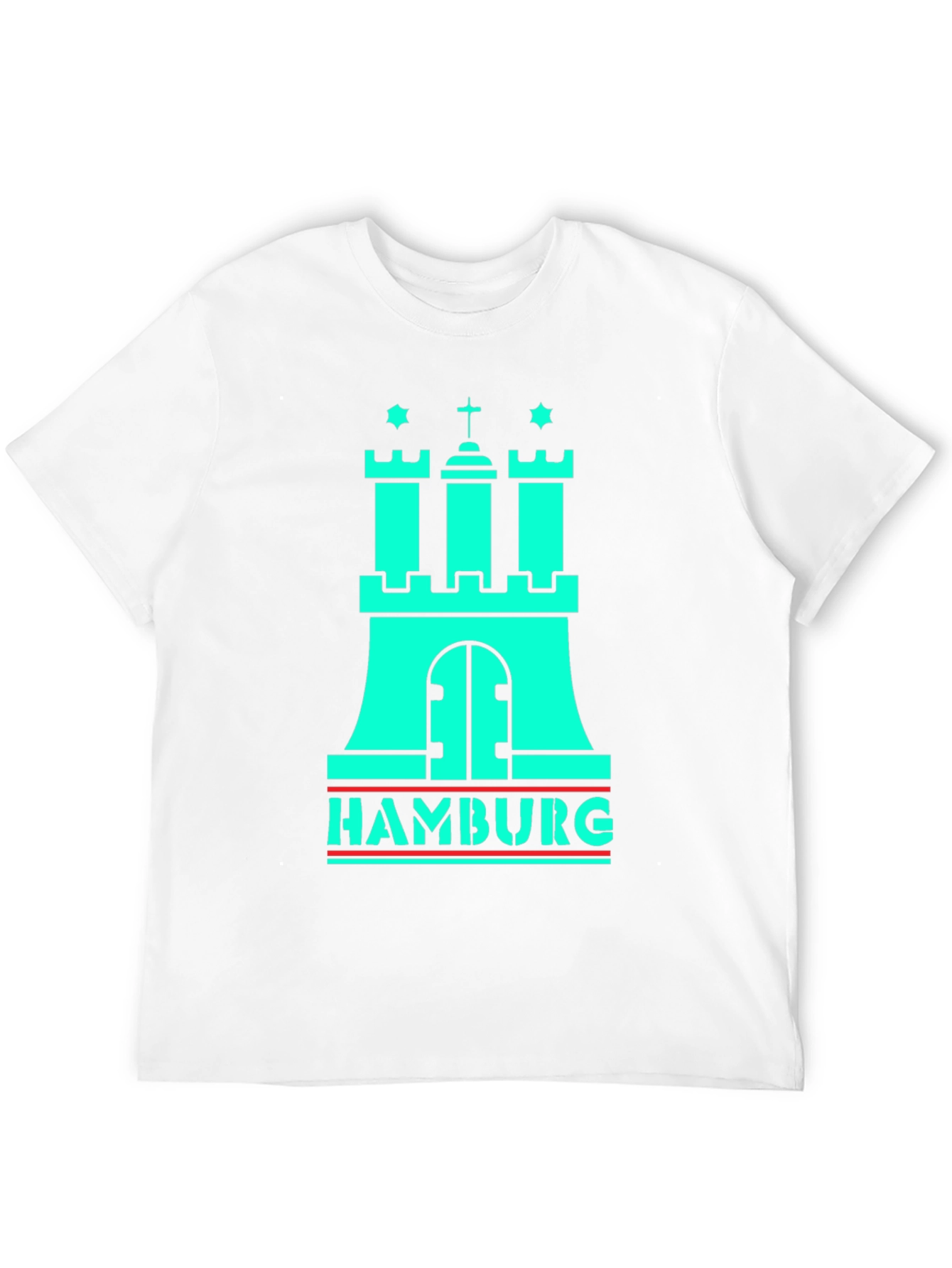 Hamburg Castle Graphic Tee - Black T-Shirt