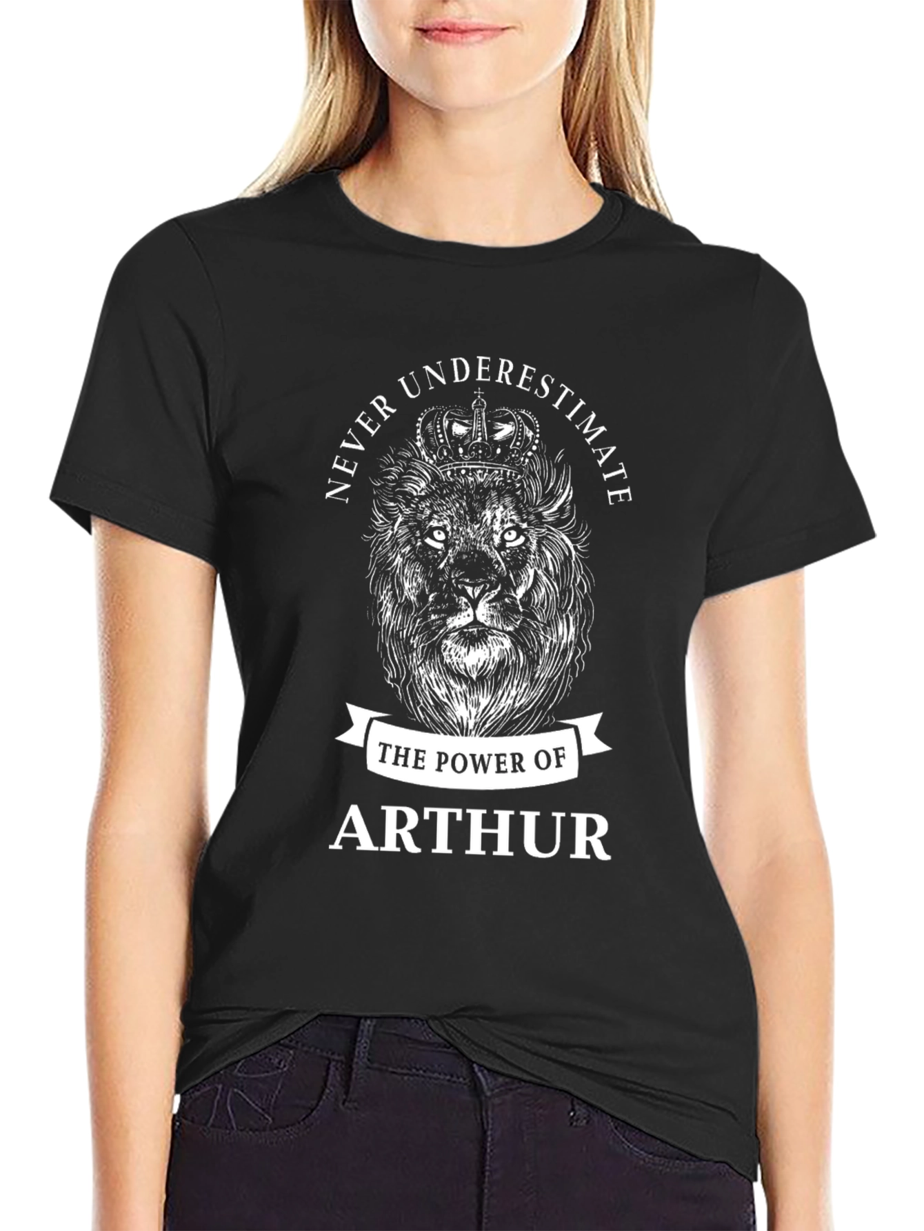 Never Underestimate Arthur Lion T-Shirt