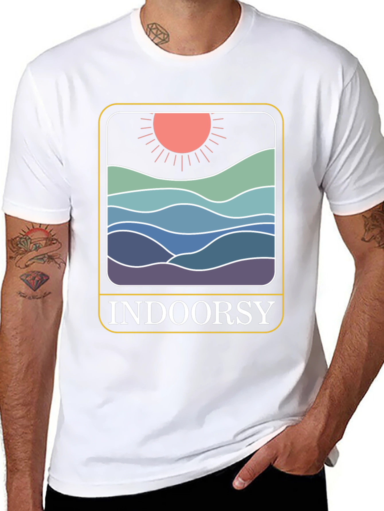 Indoorsy Graphic Tee - Cozy & Unique