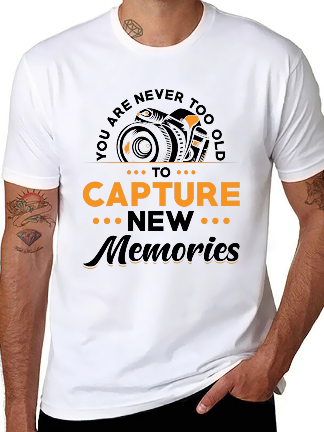 Capture Memories Graphic Tee - Photography Lover Shirt