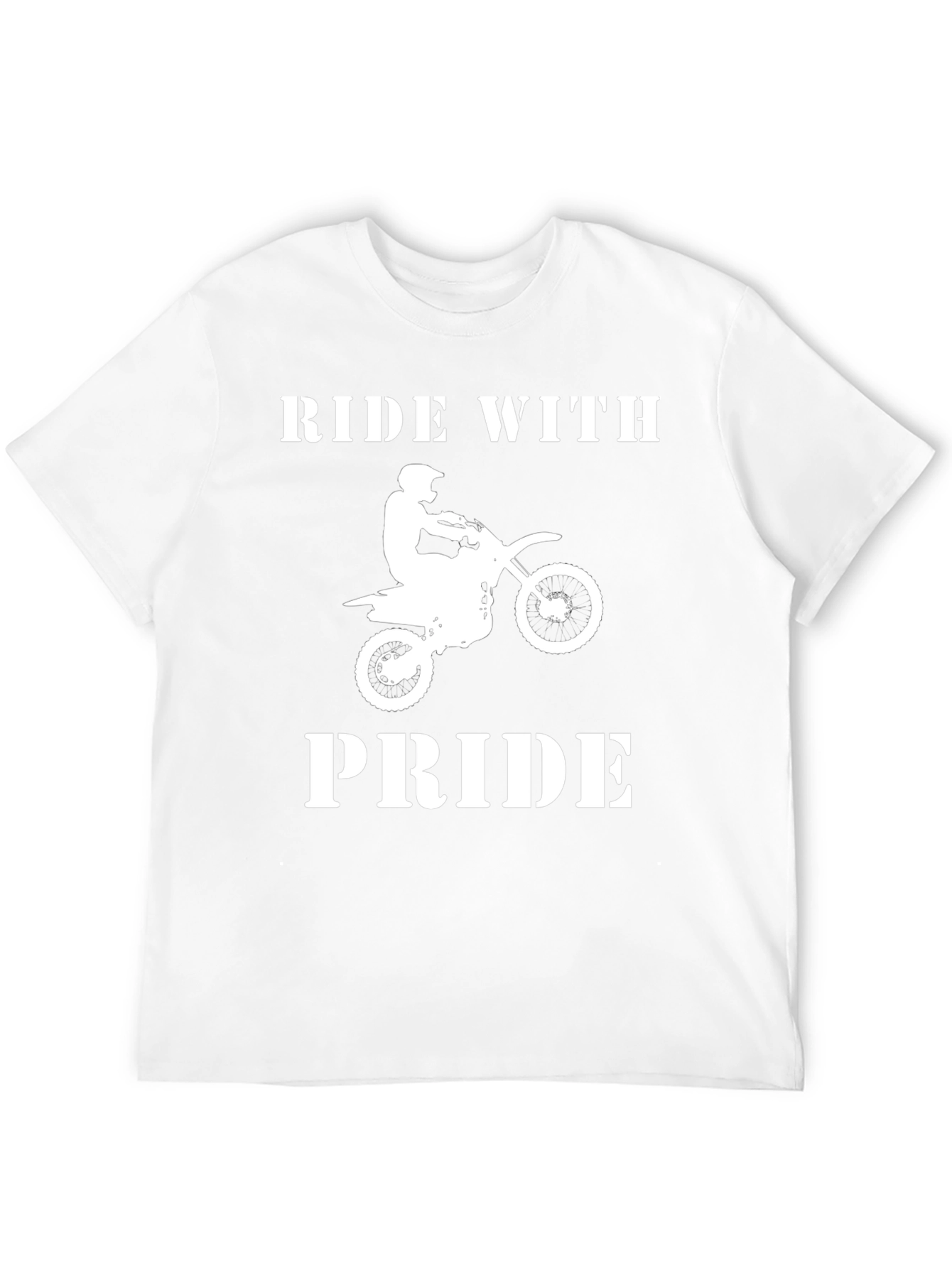 Ride With Pride Motocross T-Shirt - Black