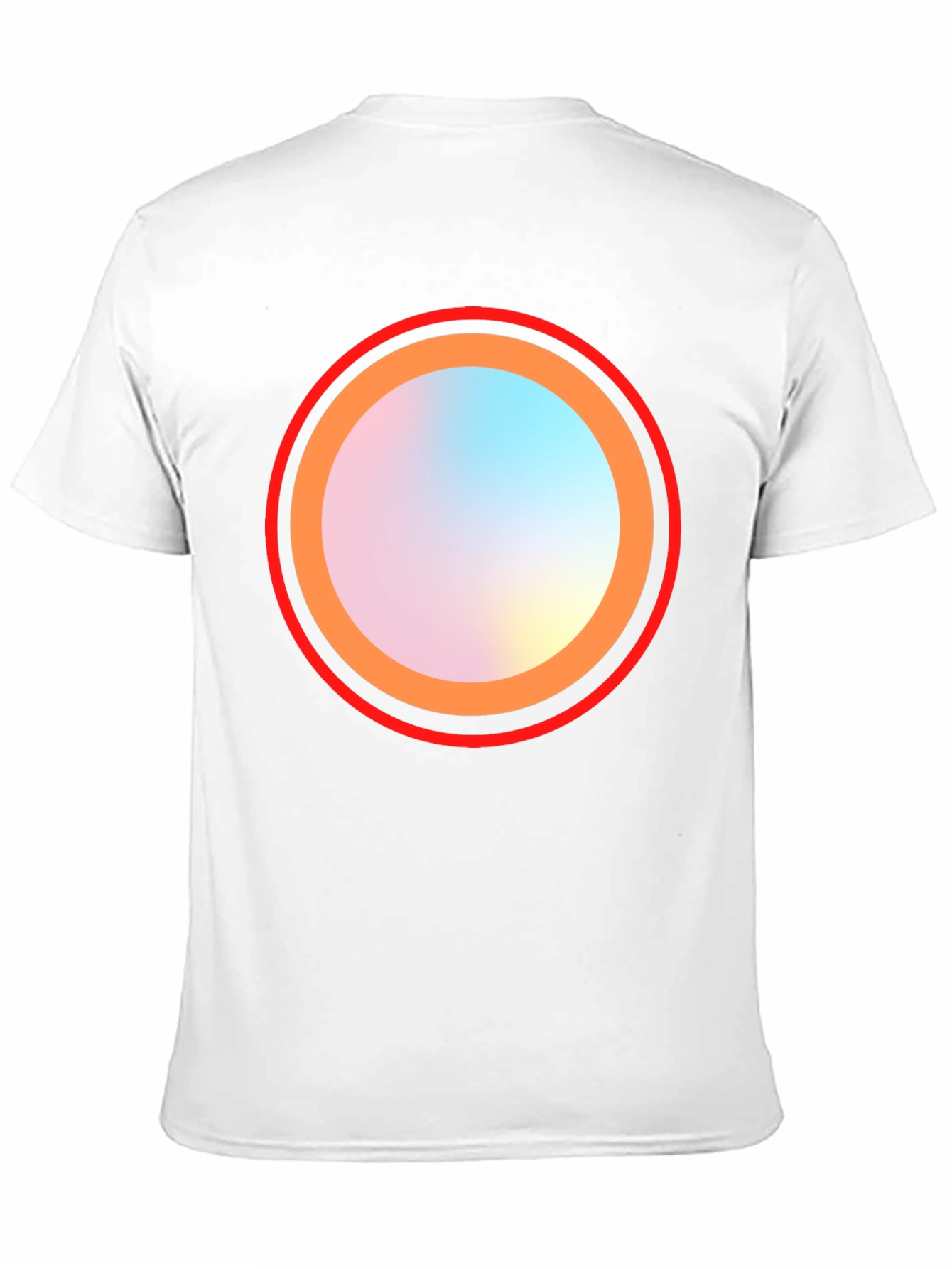 Abstract Circle Graphic Black Tee
