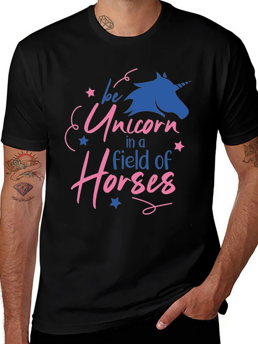 Be a Unicorn T-Shirt - Quirky Graphic Tee