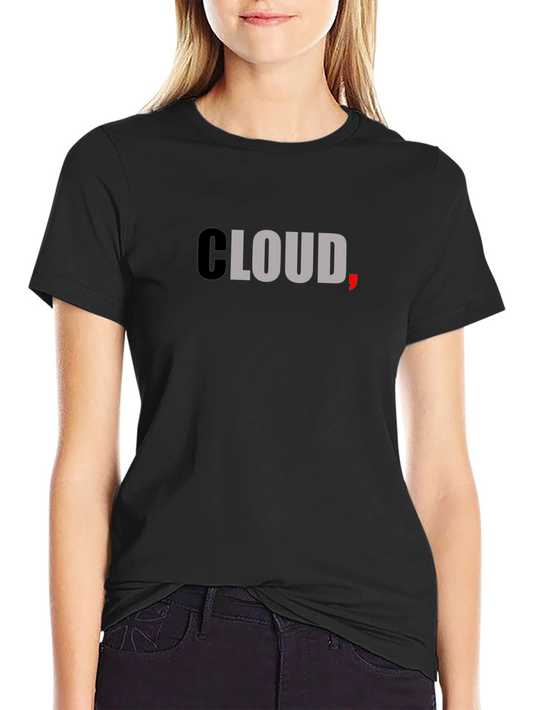 Cloud Graphic Tee - Stylish Black T-Shirt