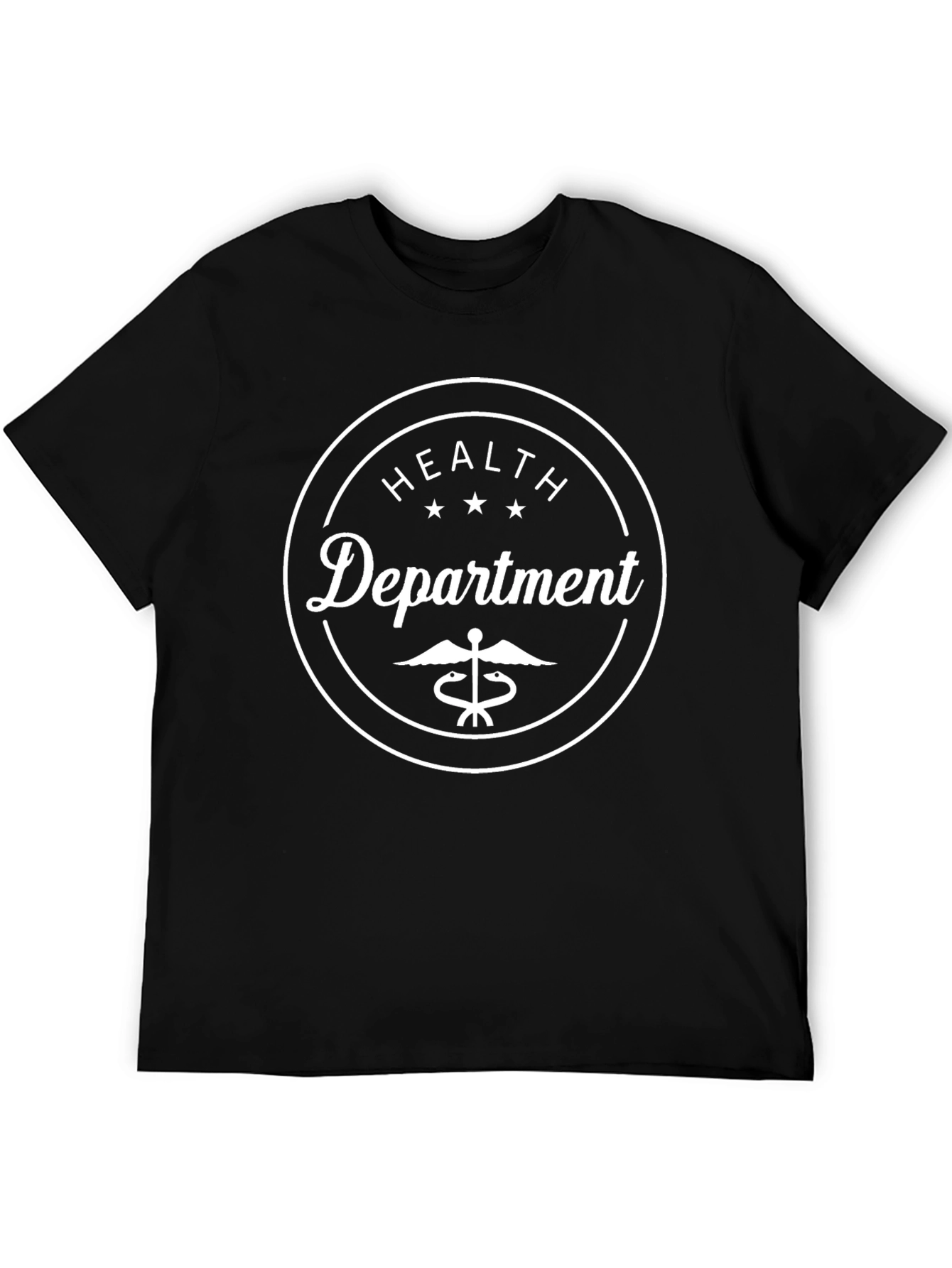 Health Department Circle Graphic Tee - Black