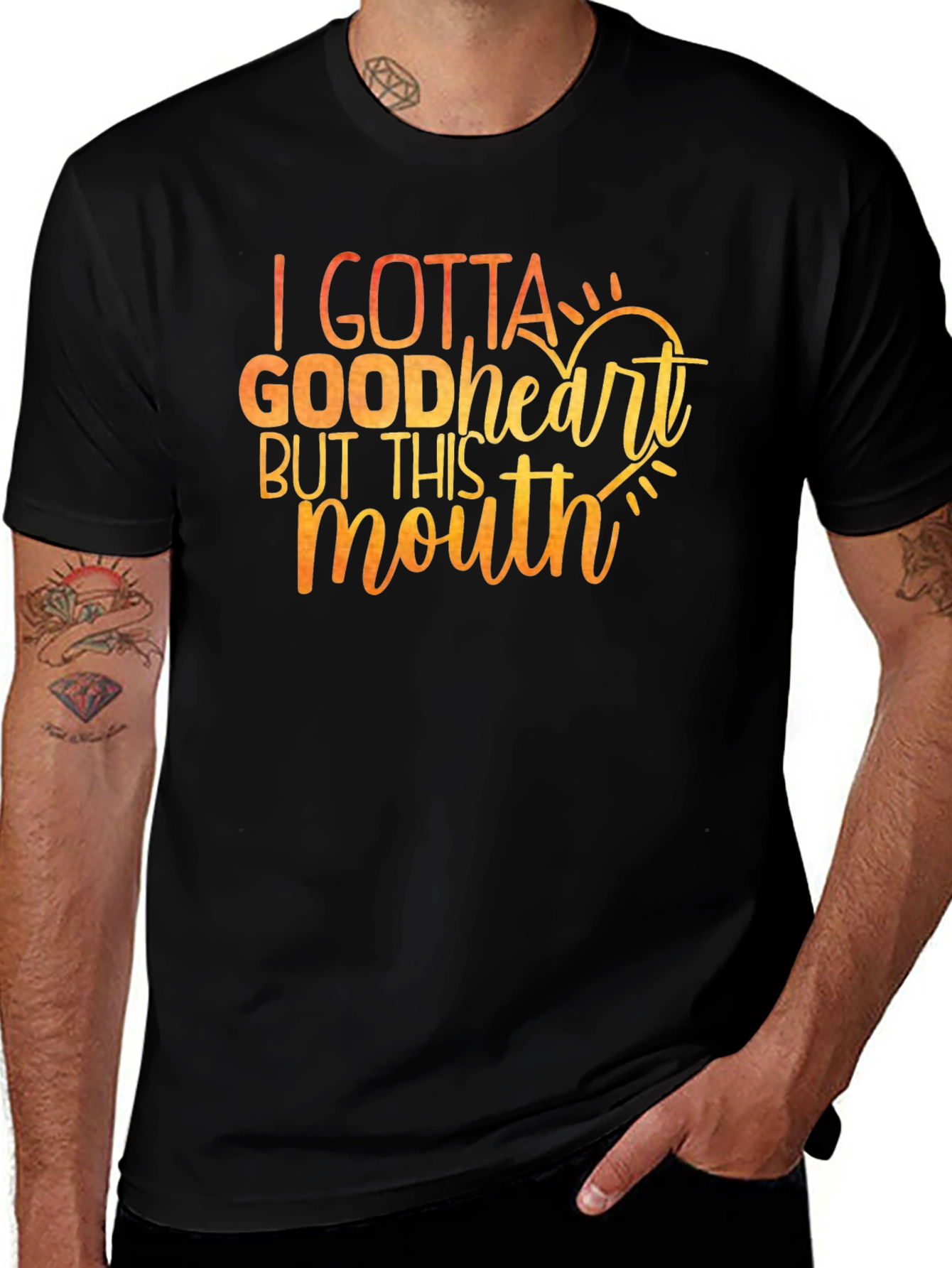 I Gotta Good Heart T-Shirt - Funny Sarcastic Tee