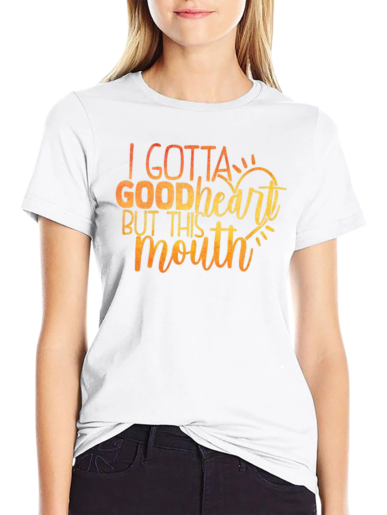 I Gotta Good Heart T-Shirt - Funny Sarcastic Tee