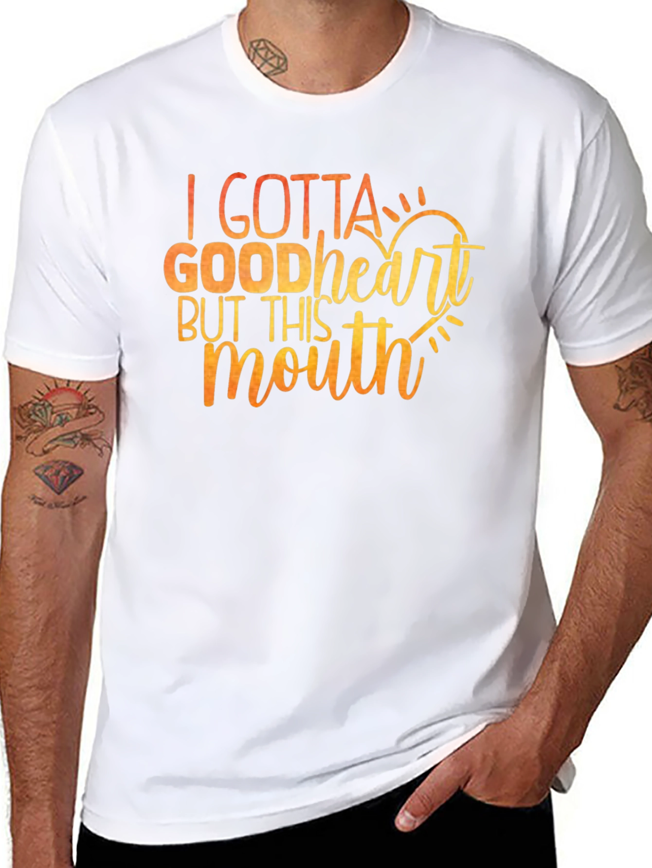 I Gotta Good Heart T-Shirt - Funny Sarcastic Tee