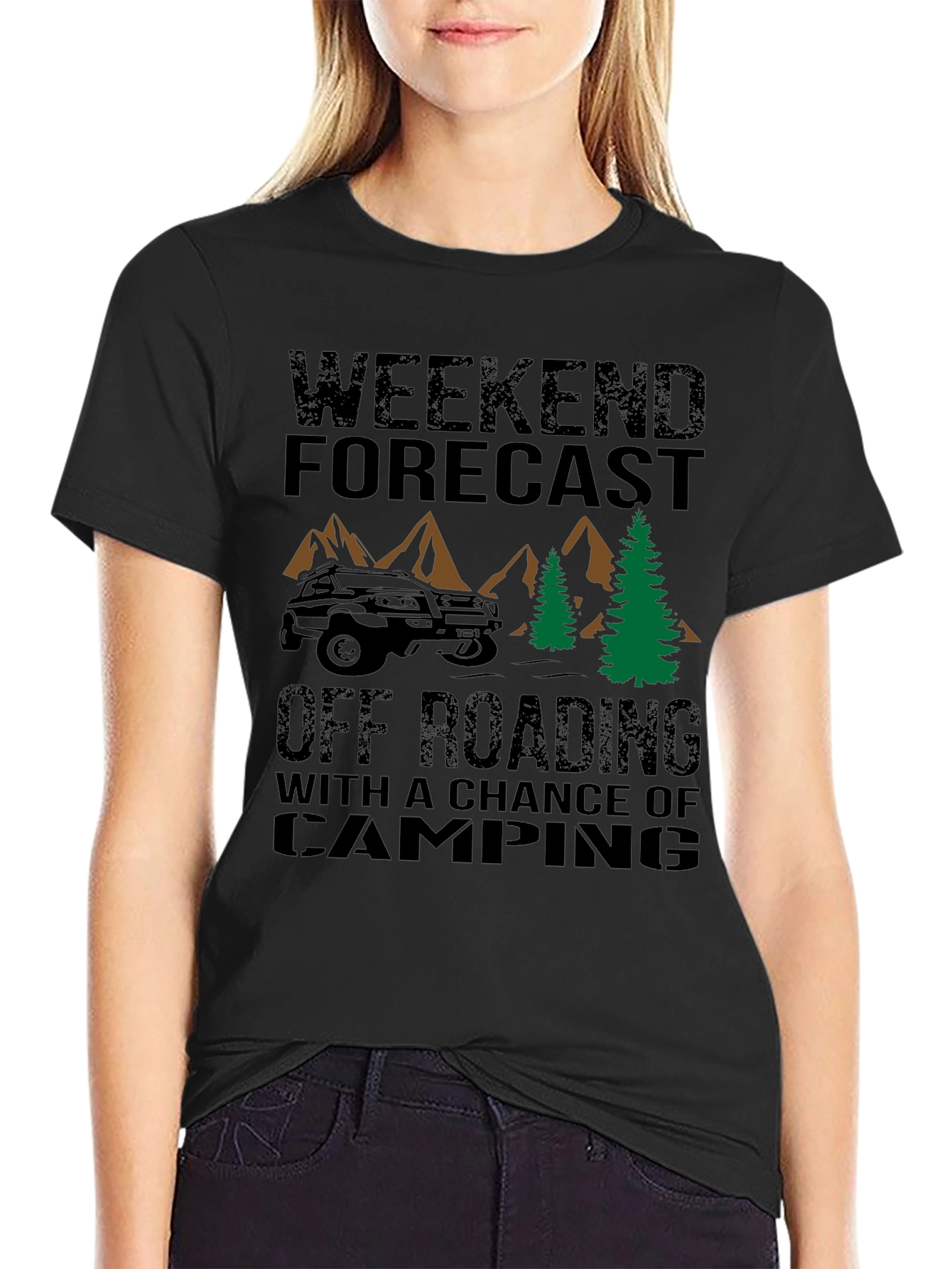 Off-Roading Weekend Forecast T-Shirt