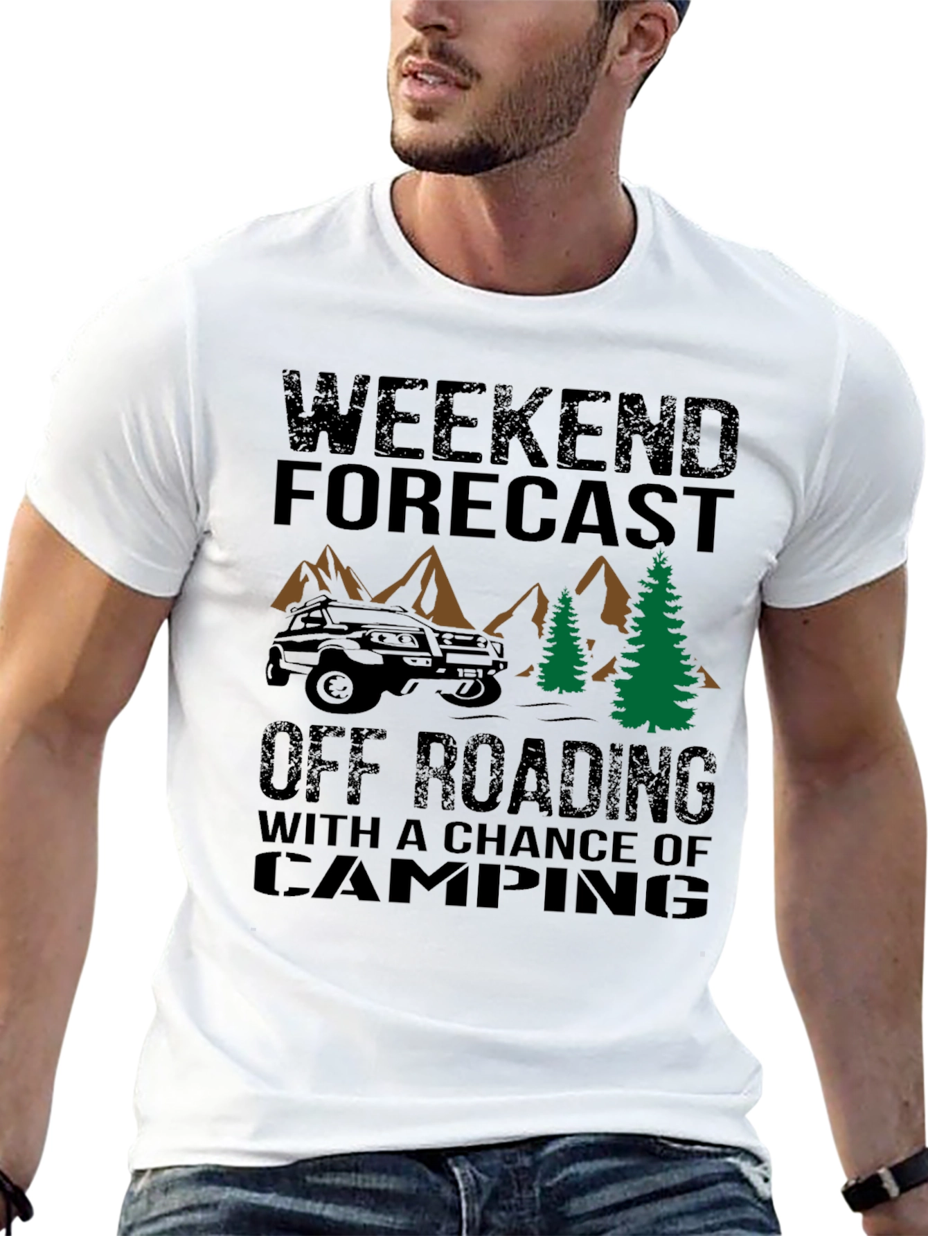 Off-Roading Weekend Forecast T-Shirt