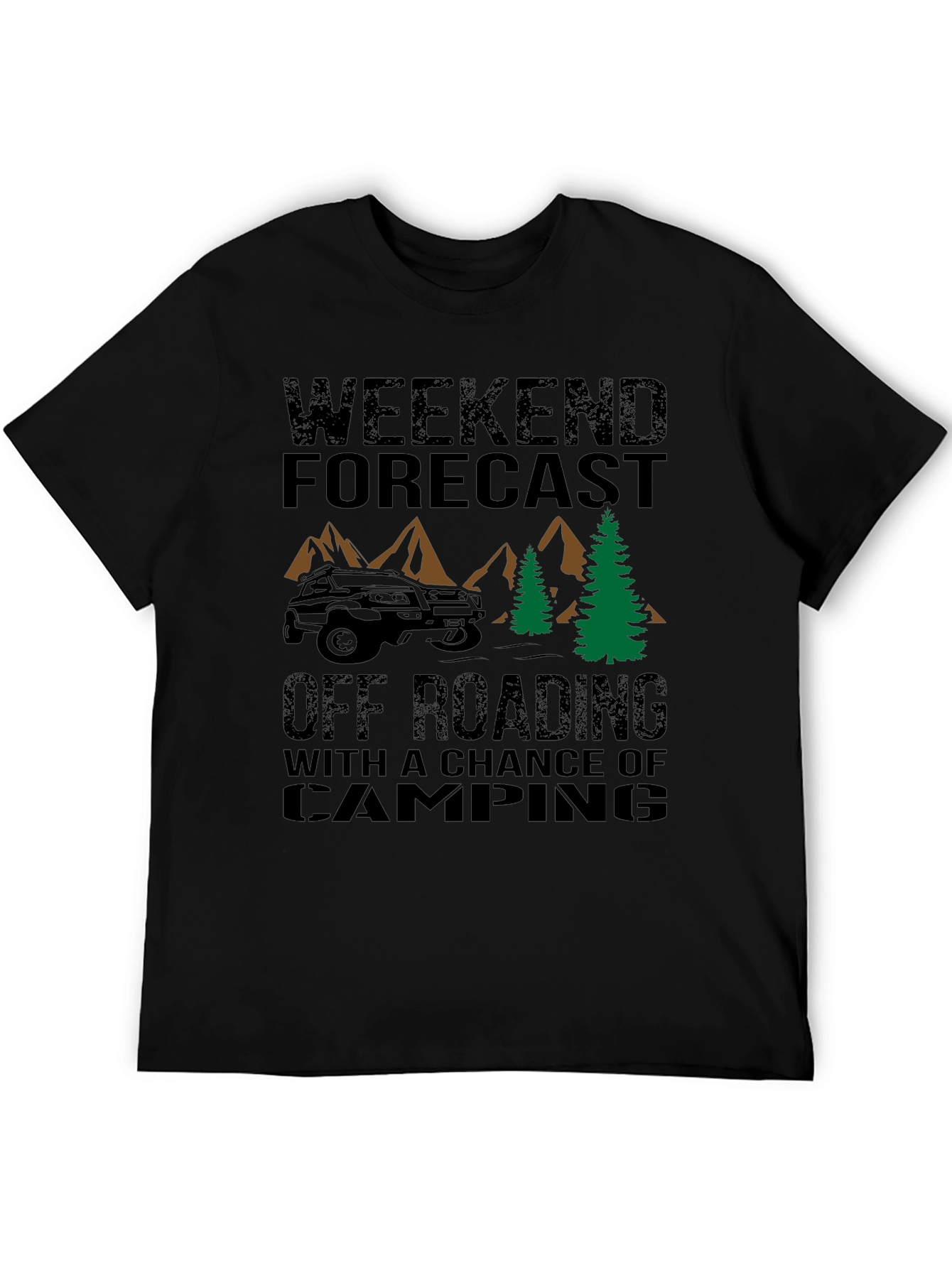 Off-Roading Weekend Forecast T-Shirt