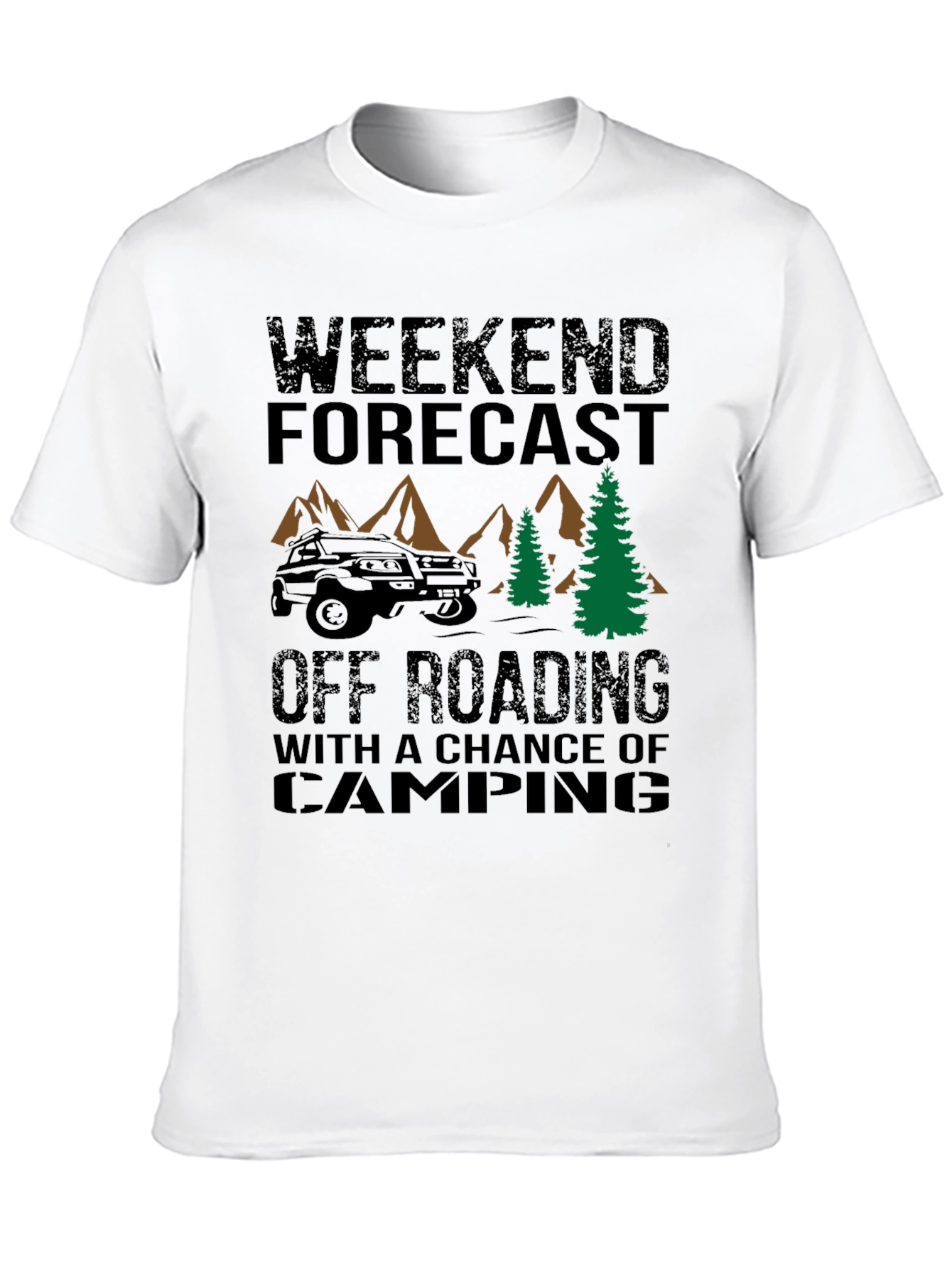 Off-Roading Weekend Forecast T-Shirt